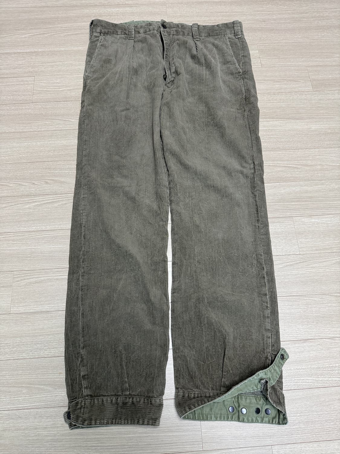 rrl 더블알엘 플리츠 코듀로이 팬츠 34/32 상품이미지2