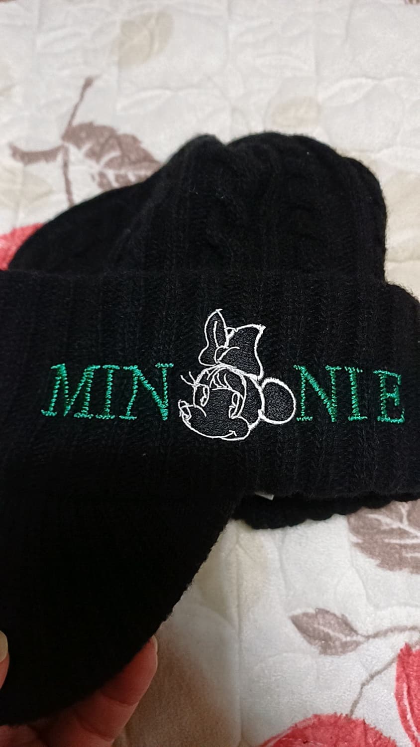 디즈니골프 미사용 미니마우스 니트모자 Free 상품이미지3