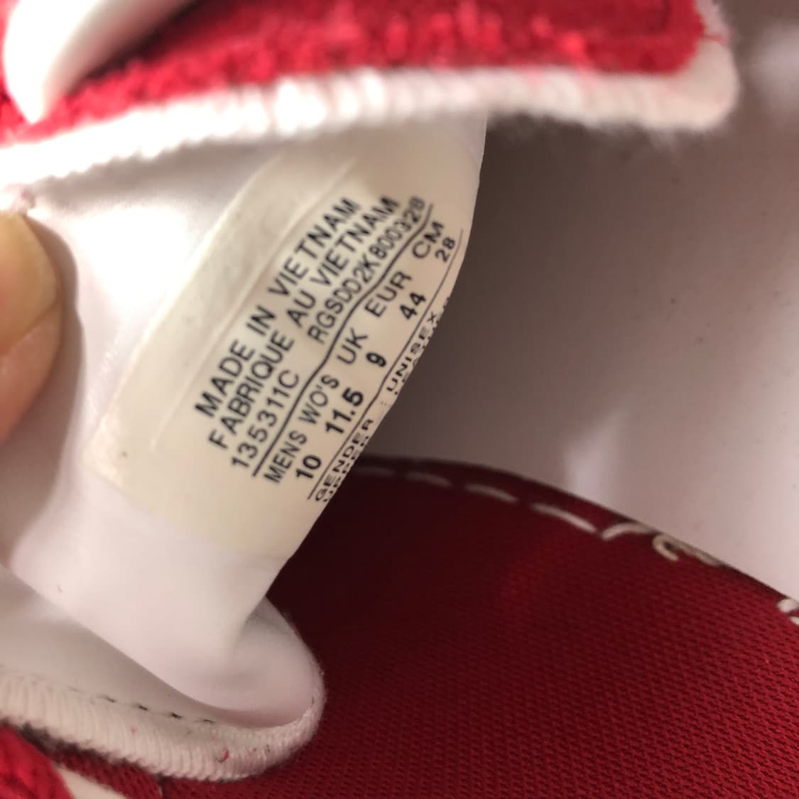 컨버스 원스타 레드 상품이미지8