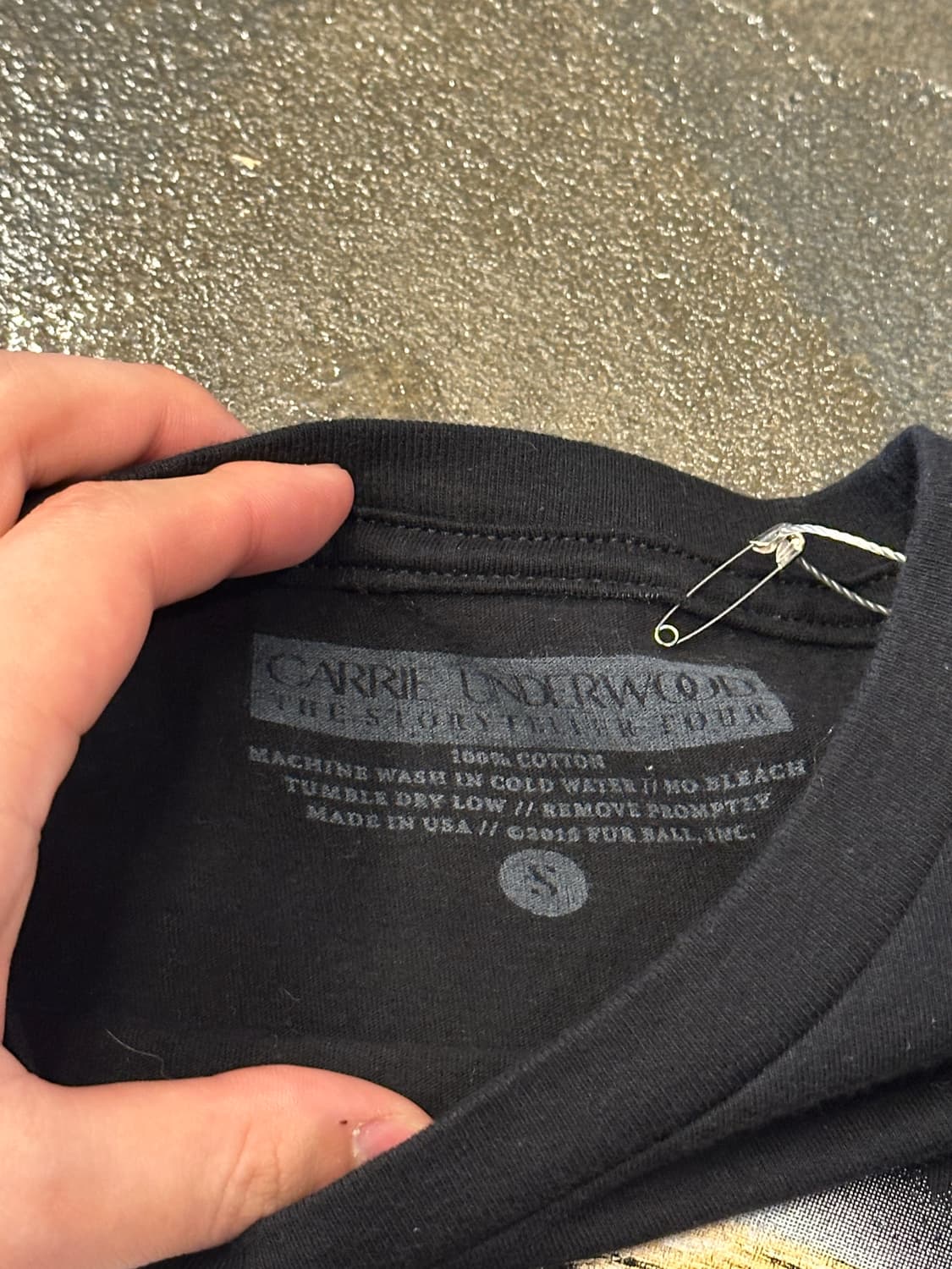 Vintage 캐리 언더우드 투어티 반팔티 S 상품이미지4
