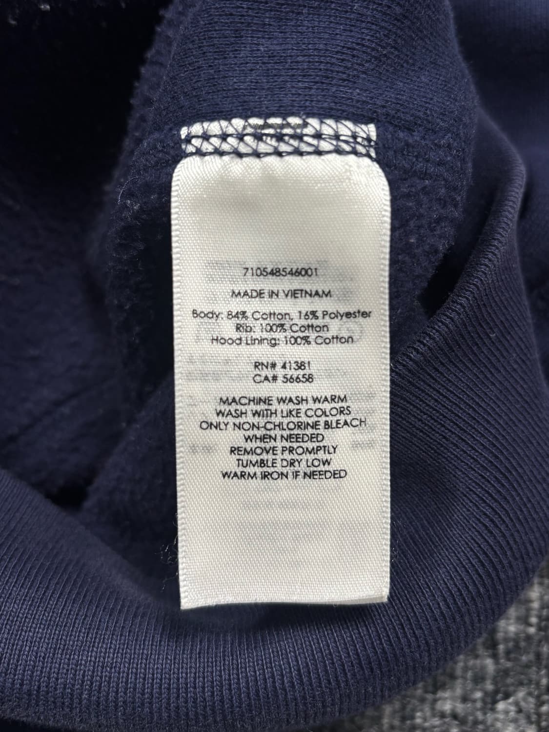 폴로 네이비 후드집업 상품이미지7