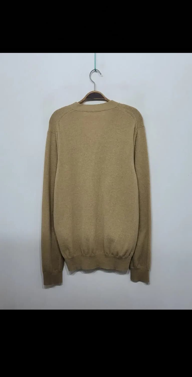 (정품) 꼼데가르송 가디건 베이지 화이트 와펜 AZ N066  상품이미지6