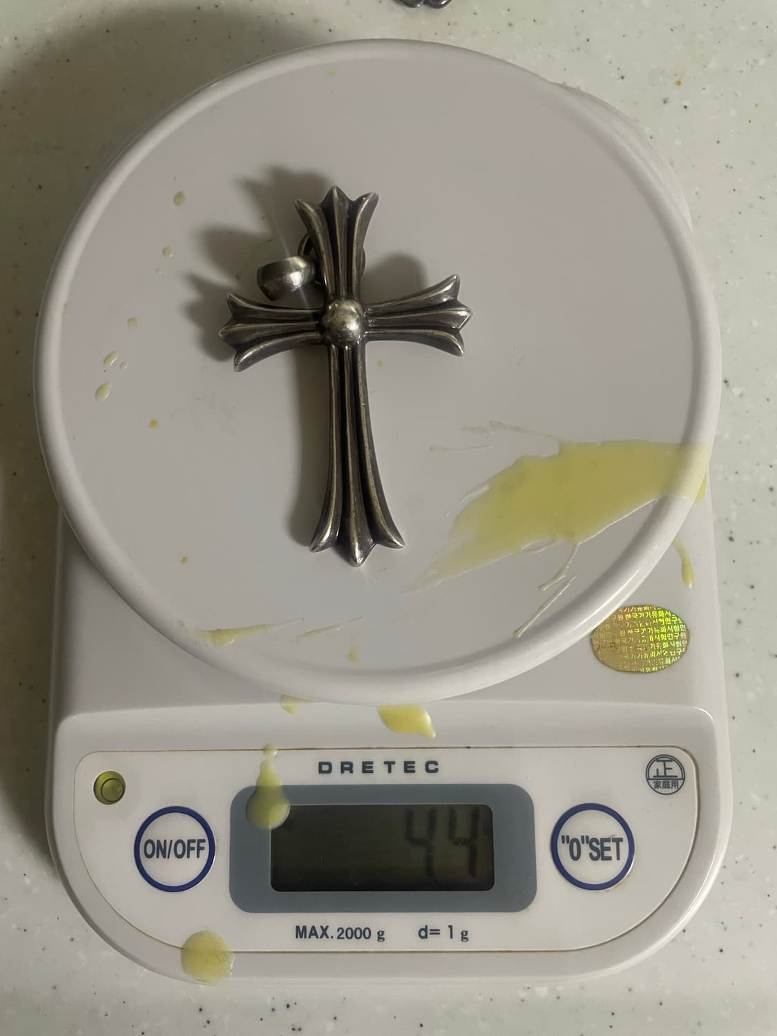 크롬하츠 라지 크로스 펜던트 위드 베일 상품이미지7