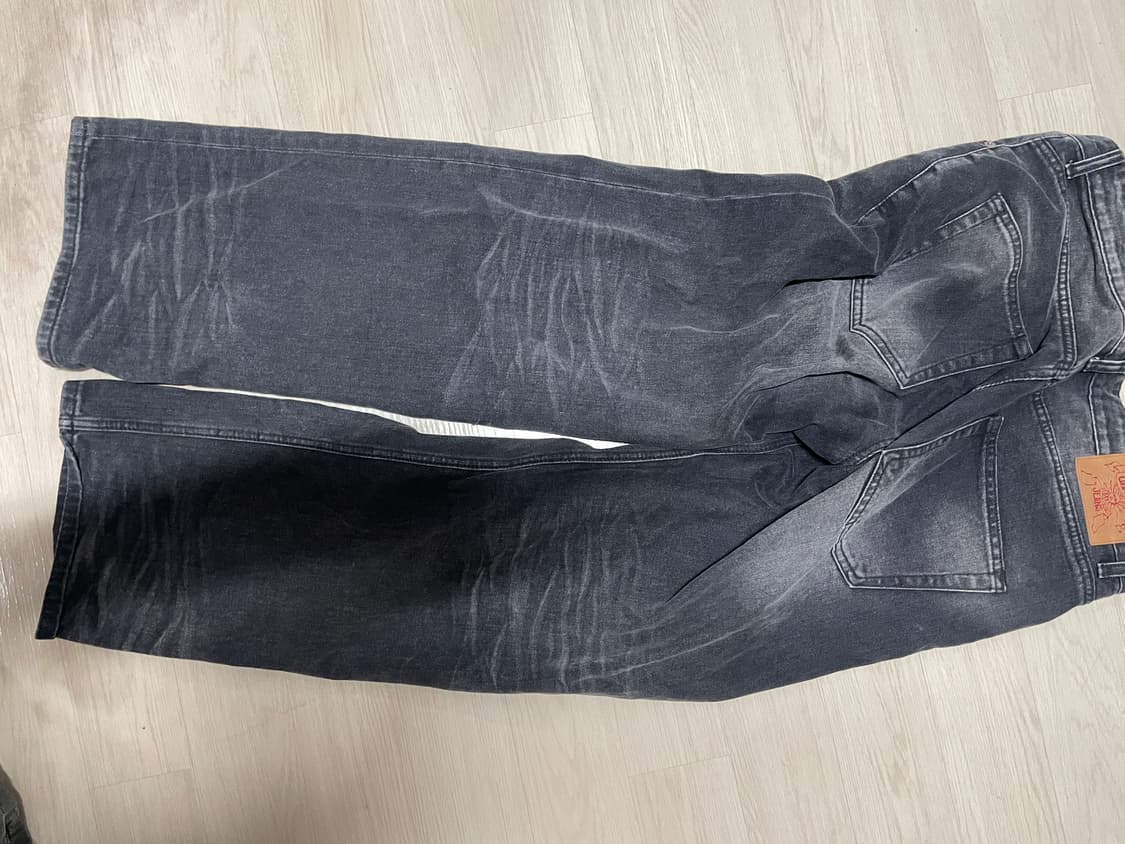 쿠어 더스티 엠보 워시드 데님 팬츠(워시드 그레이) 상품이미지4