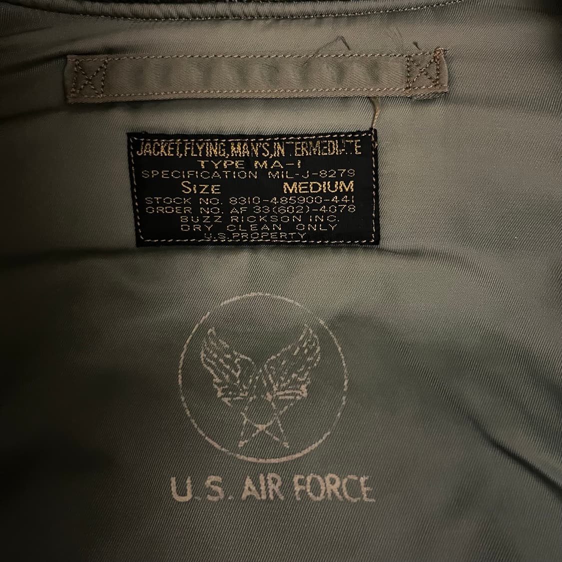 buzz rickson ma-1 상품이미지6