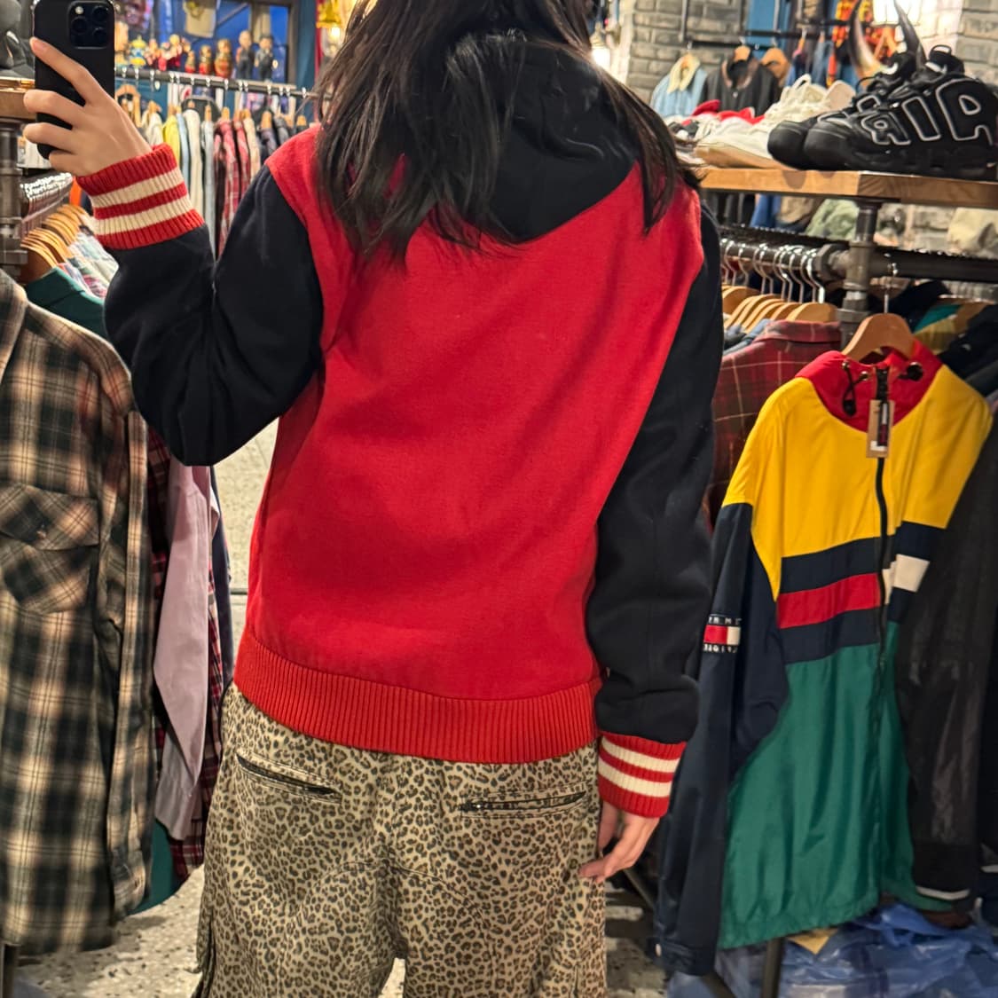 Lacoste 라코스테 자수 울 야구 점퍼 상품이미지4