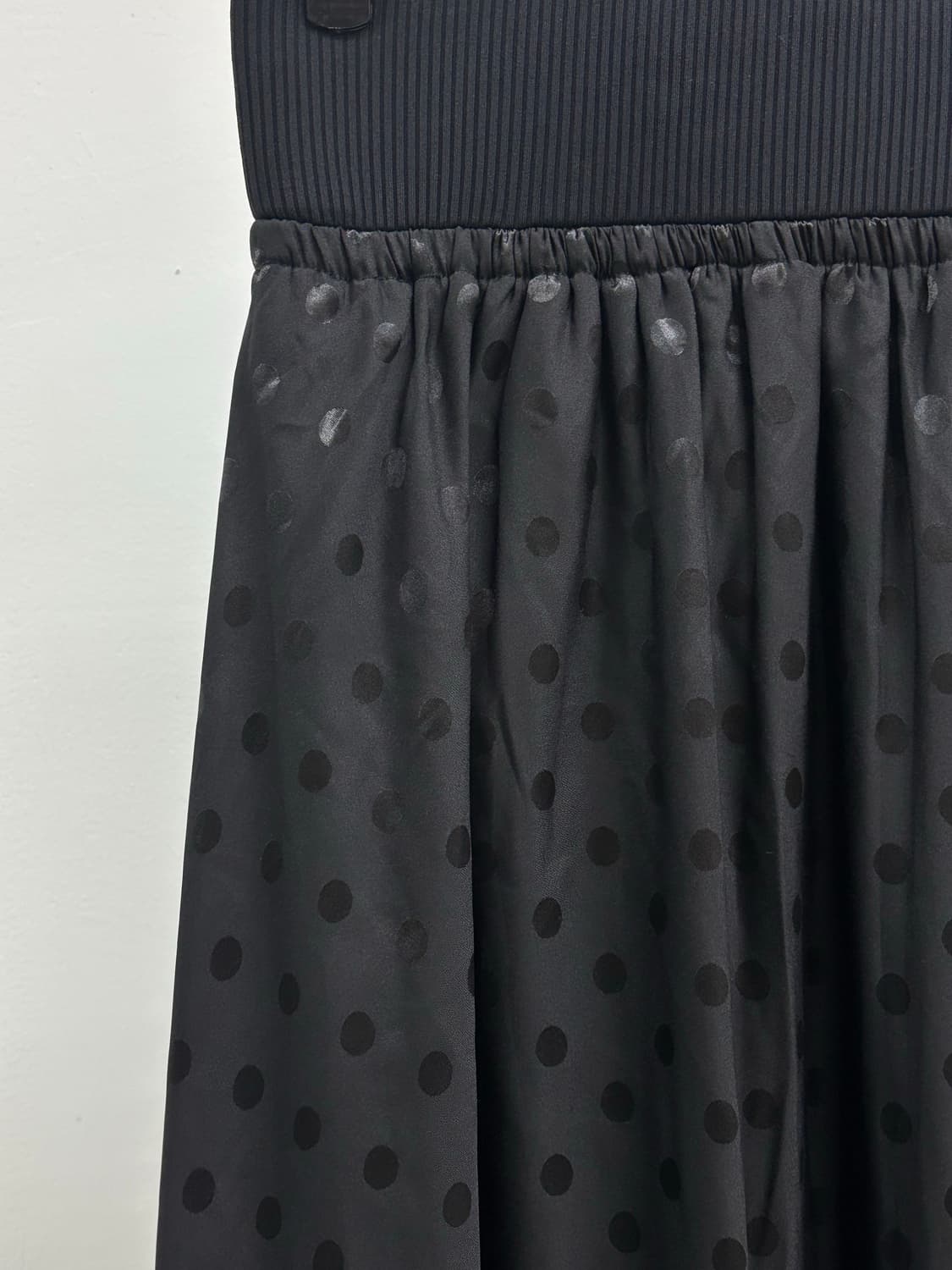 빈티지 블랙 도트 스커트 상품이미지5