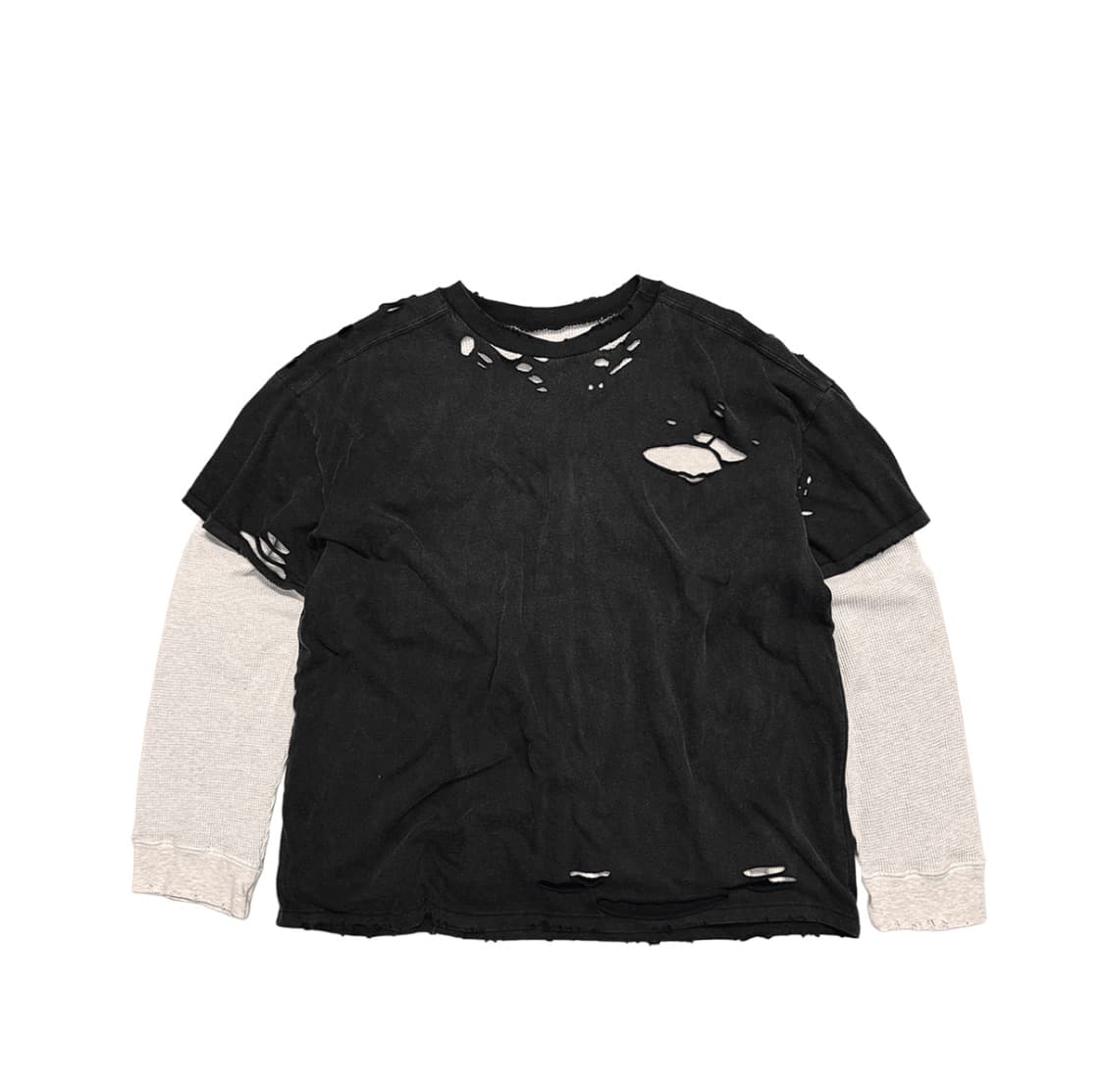 Hommeless 빈티지 레이어드 티셔츠 상품이미지1