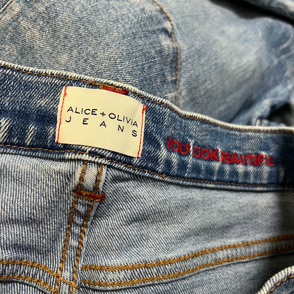 앨리스앤올리비아 데님 부츠컷 상품이미지3