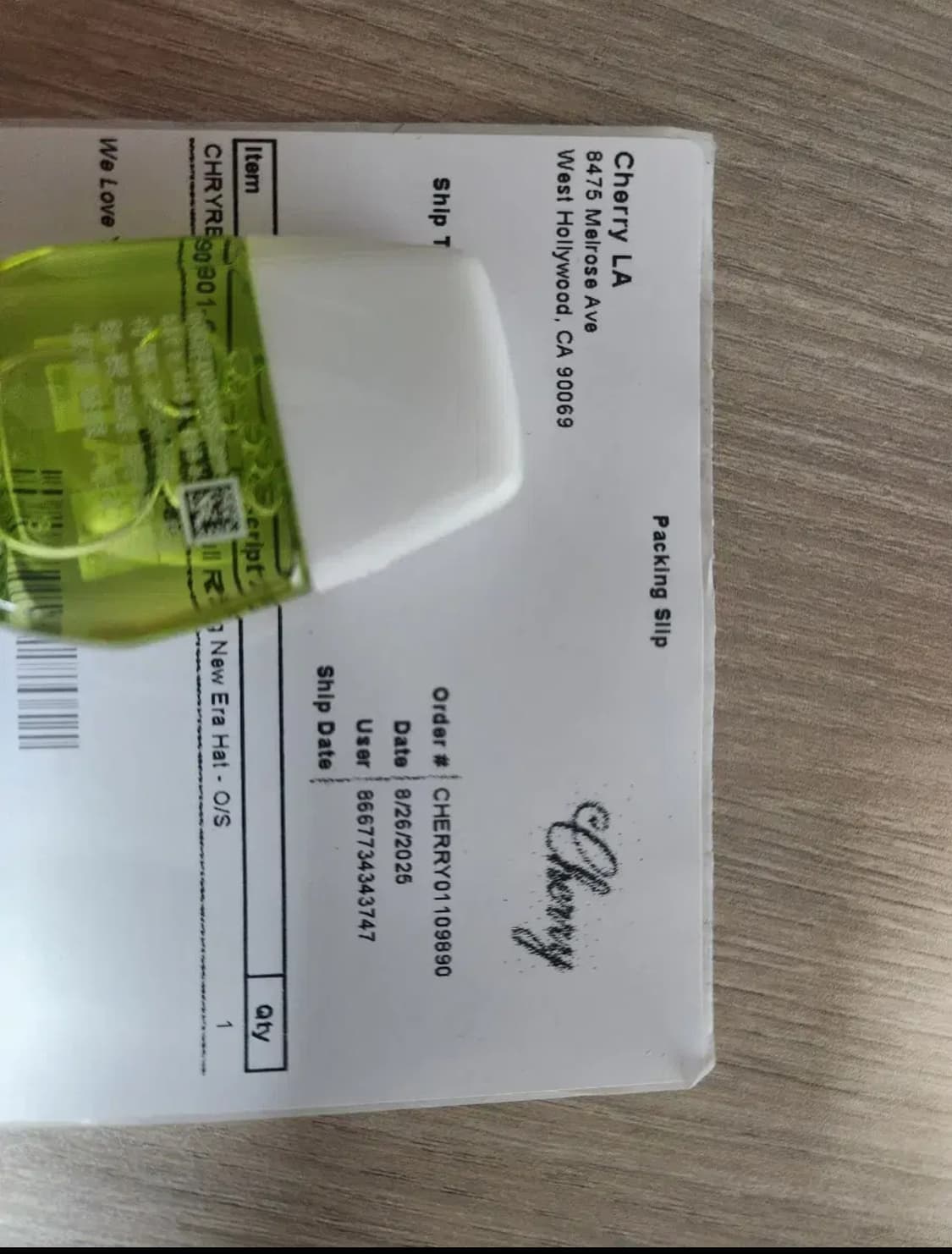 Cherry la * redbull cap 상품이미지2