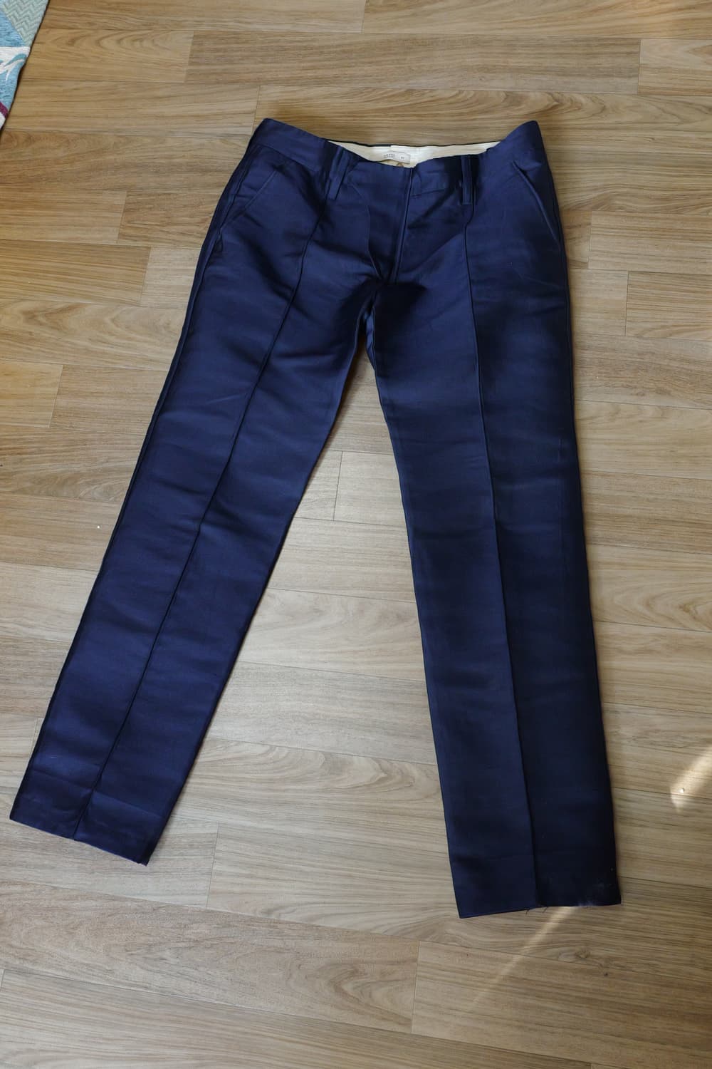 프라다 정품 네이비 본딩 트라우저 42 상품이미지1