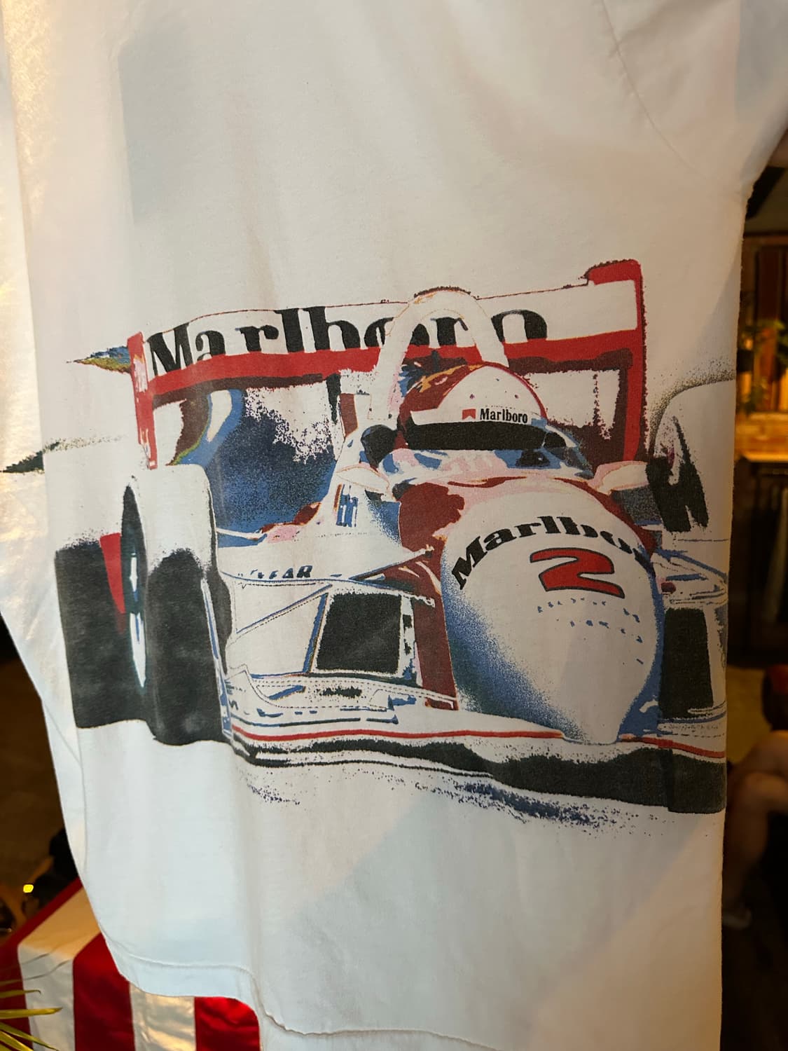 90s USA MARLBORO RACING T SHIRT 상품이미지4