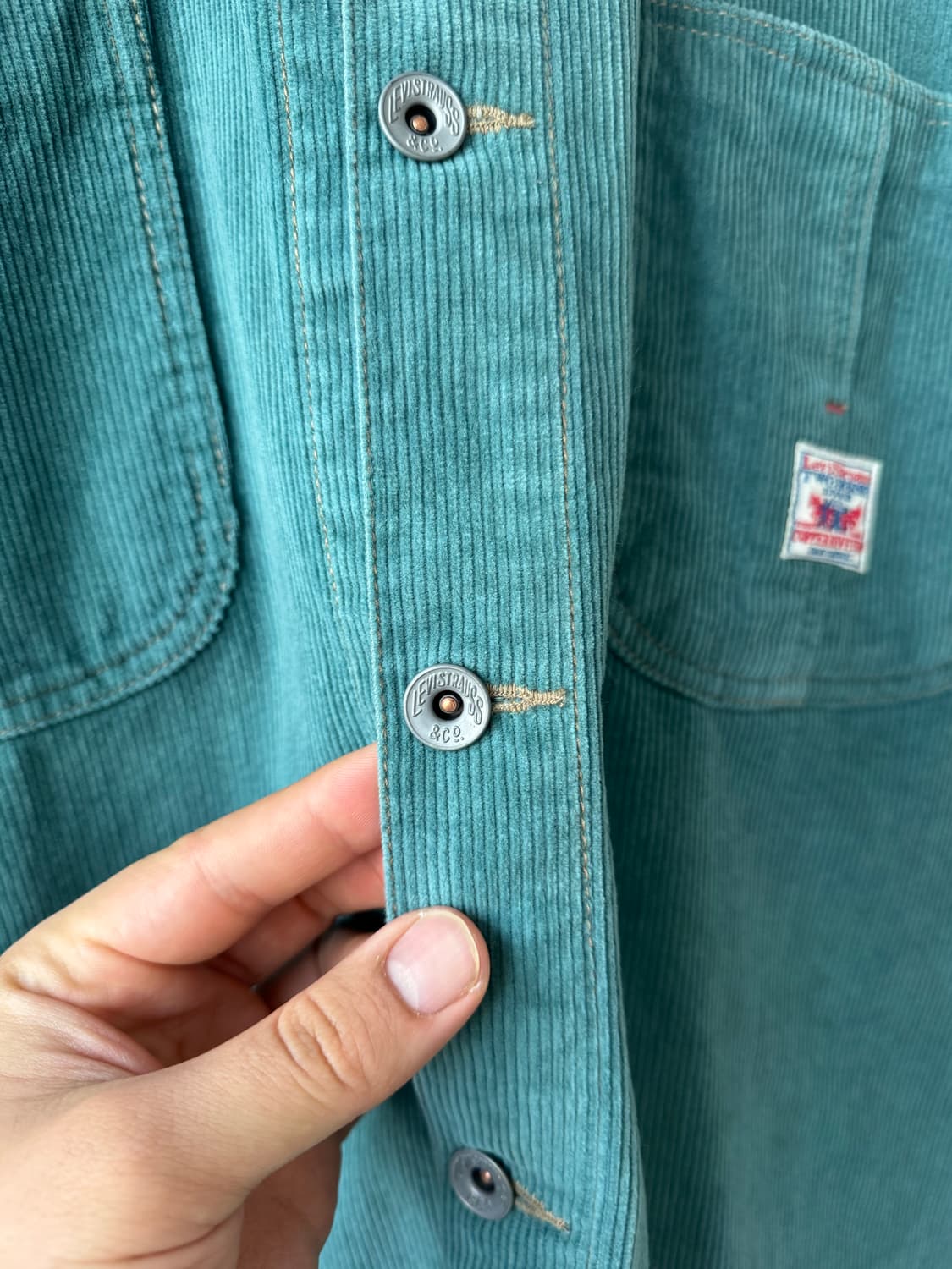 9/00s 리바이스 코듀로이 셔츠 자켓 상품이미지6