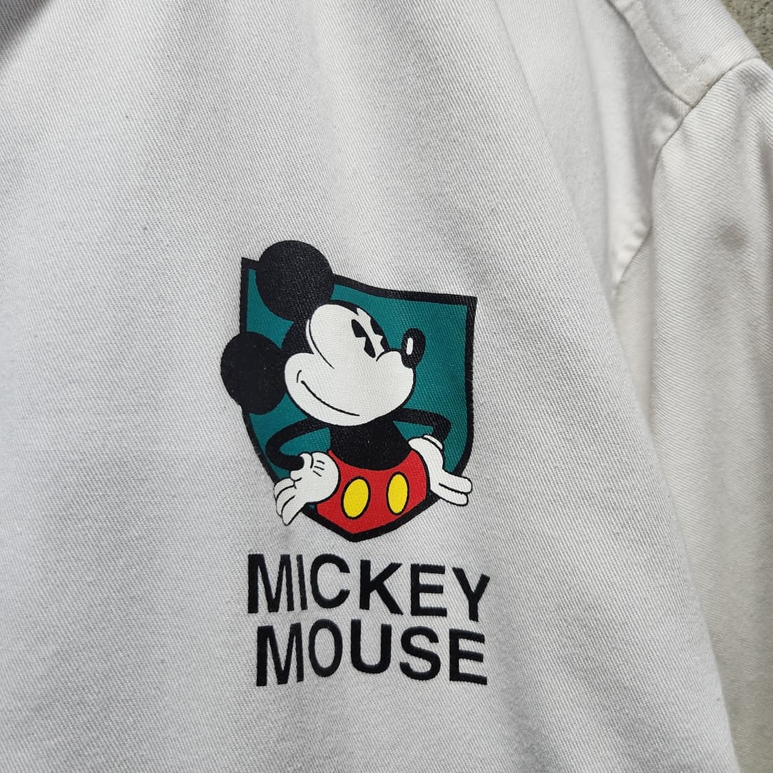 디즈니 재팬 90s 미키마우스 코듀로이 바시티 자켓 M 상품이미지8