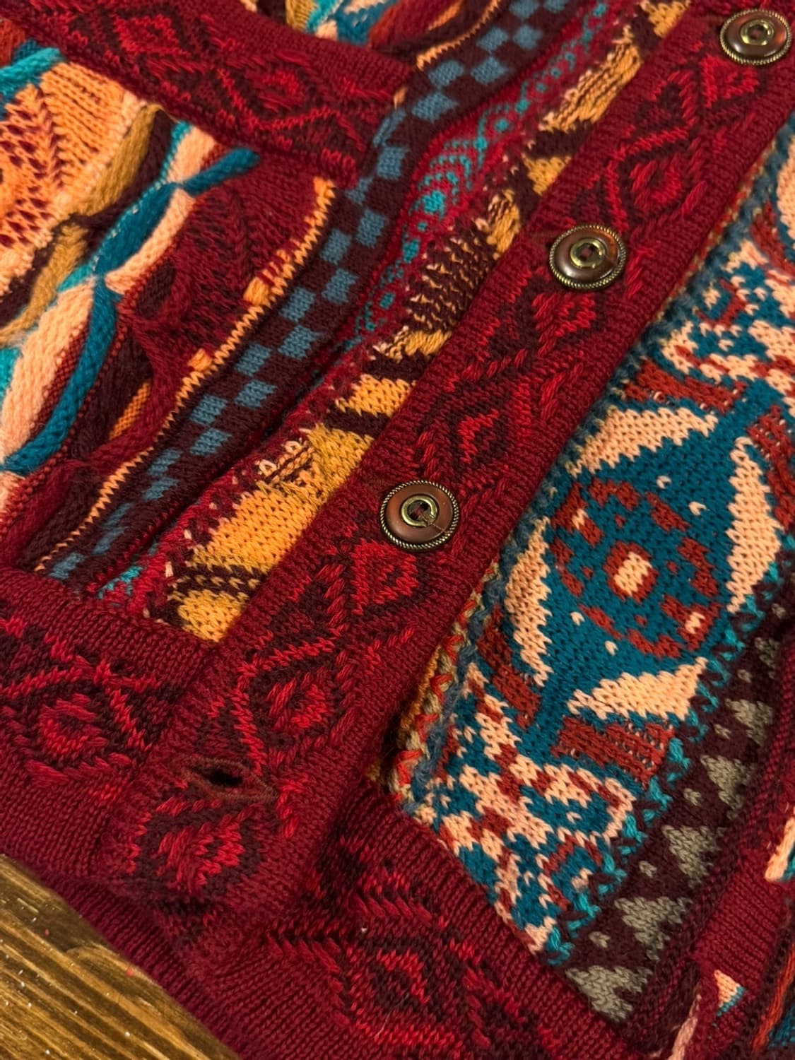 COOGI 쿠지 케이블 니트 가디건 66~77 상품이미지9