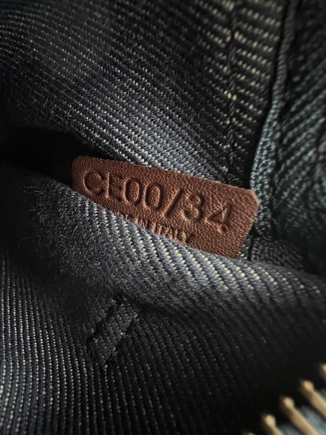 빈티지 셀린 트리옹프 데님 벨트백 상품이미지9