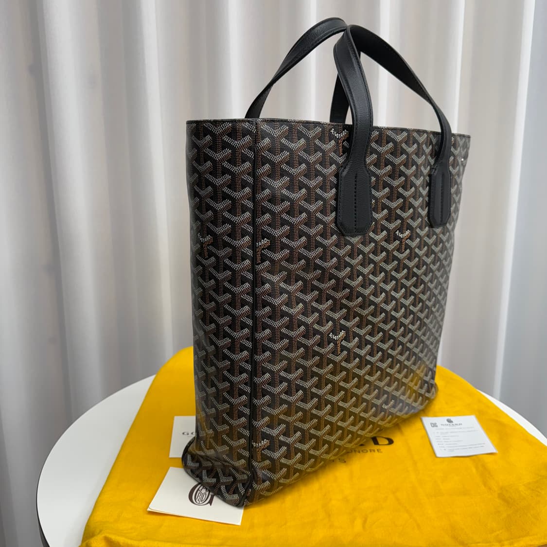 [정품] 고야드 볼테르 토트백 블랙 상품이미지6
