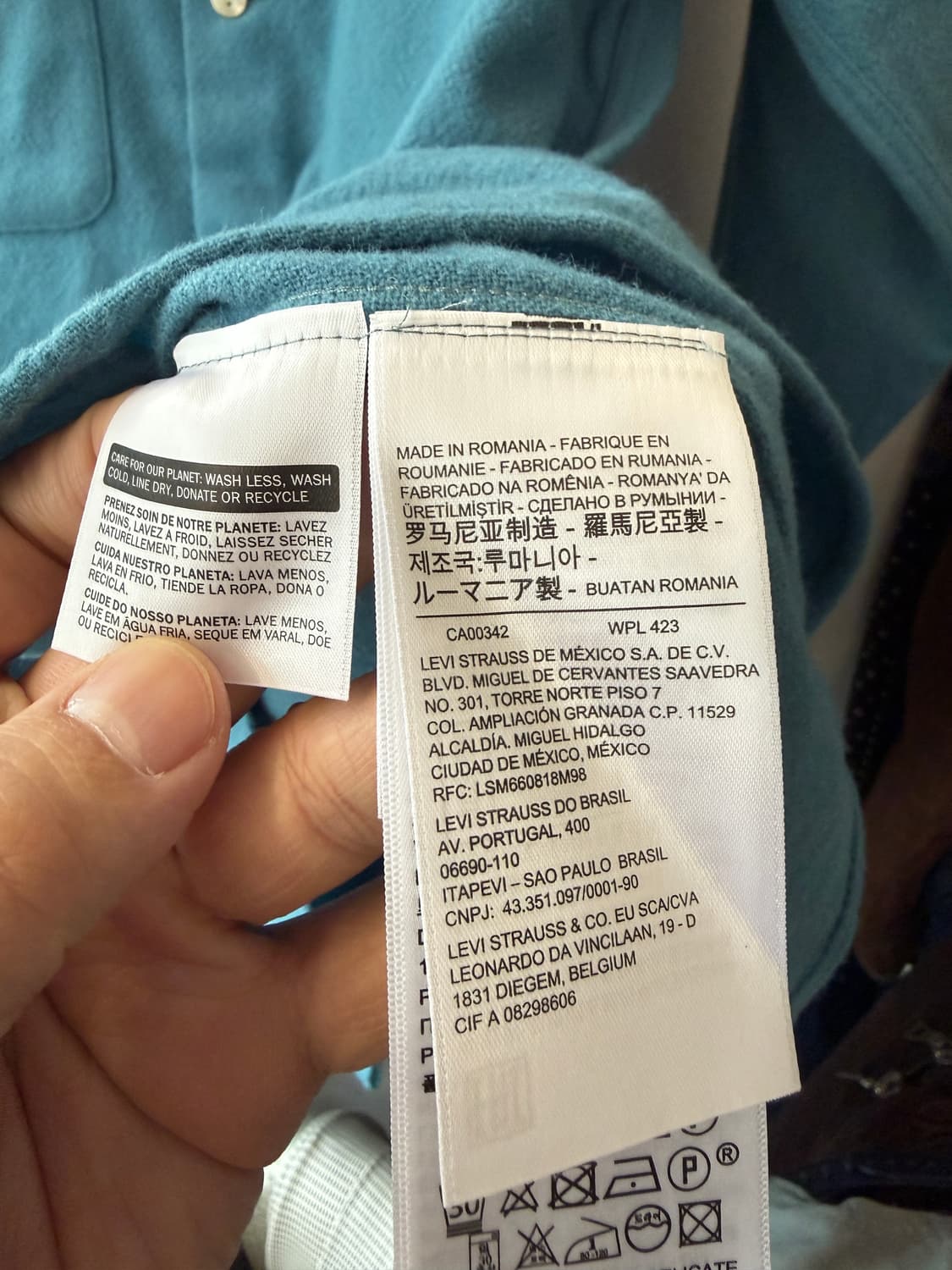 Levi’s LVC 워셔블 울 셔츠 자켓 S 상품이미지7