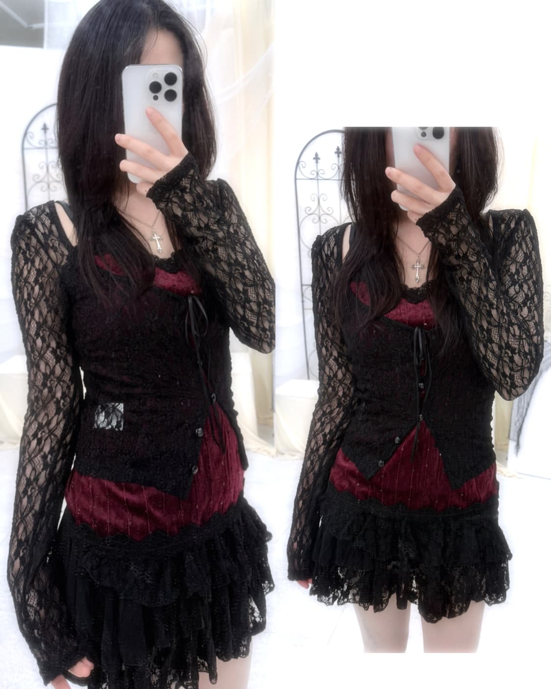 쓰리타임즈 로맨틱 레이스 가디건 상품이미지4