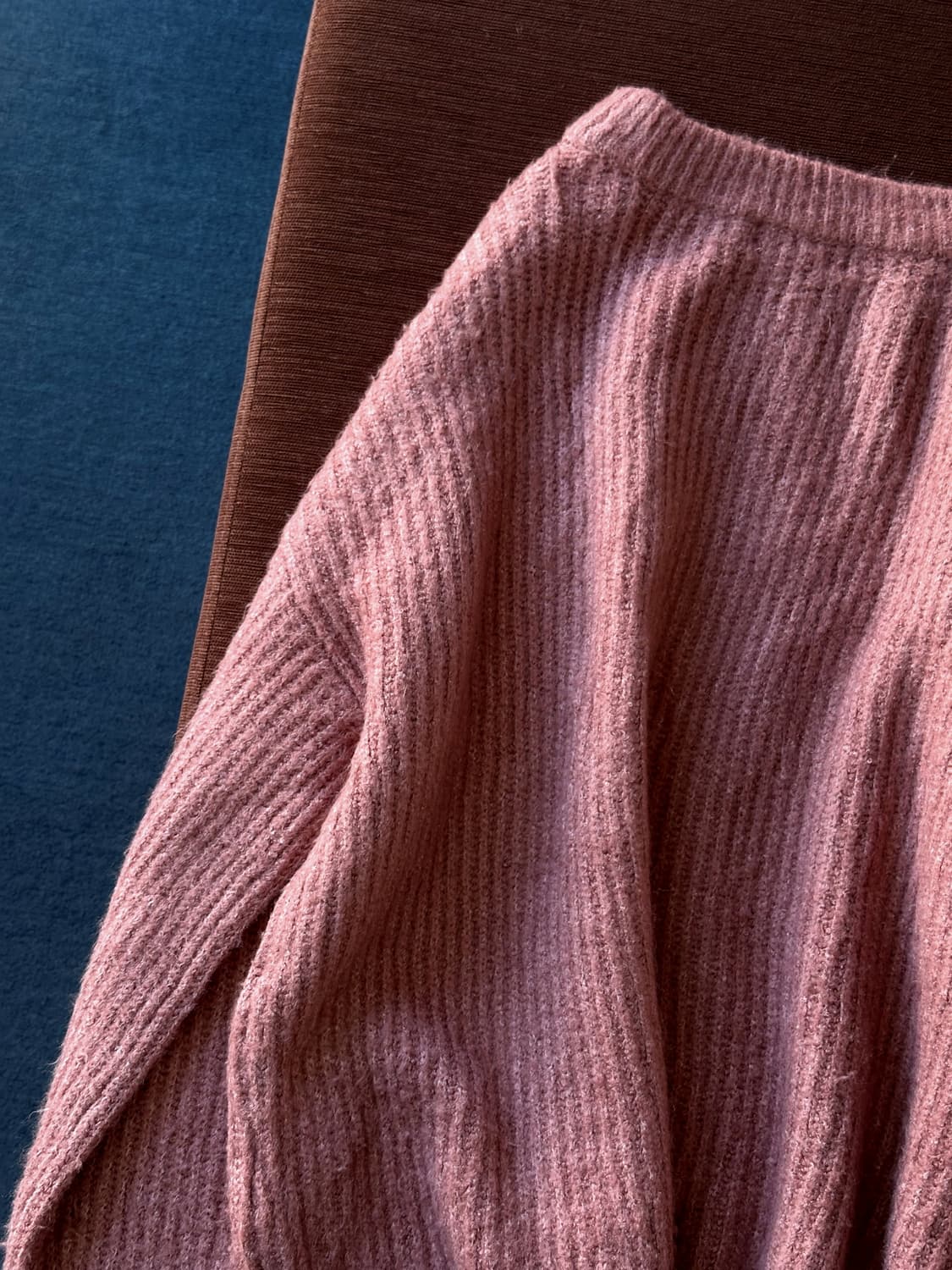 Brushed fabric rib wide knit P/O 상품이미지8