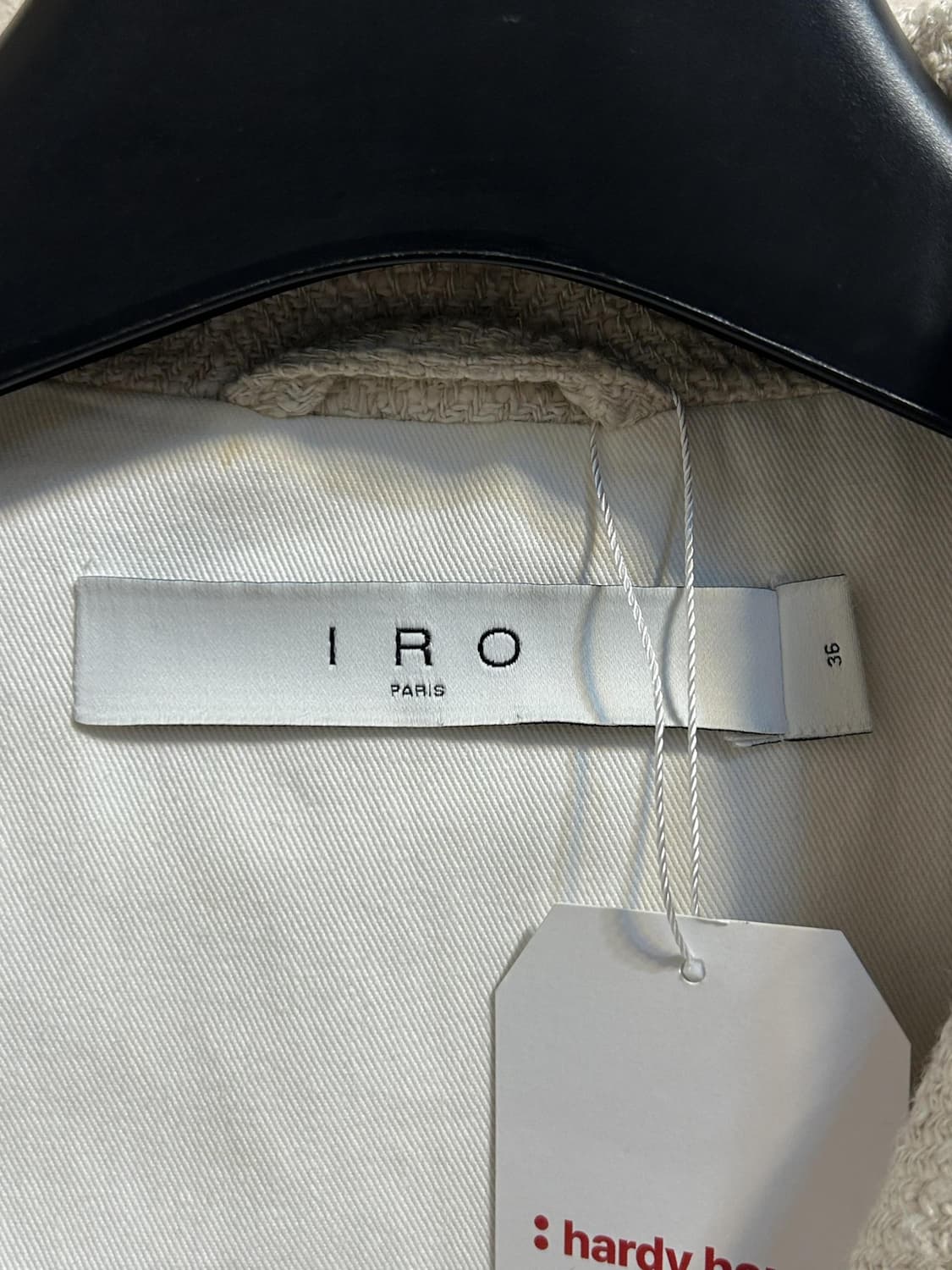 이로 파리 트위드 오픈카라 반팔 자켓 상품이미지6