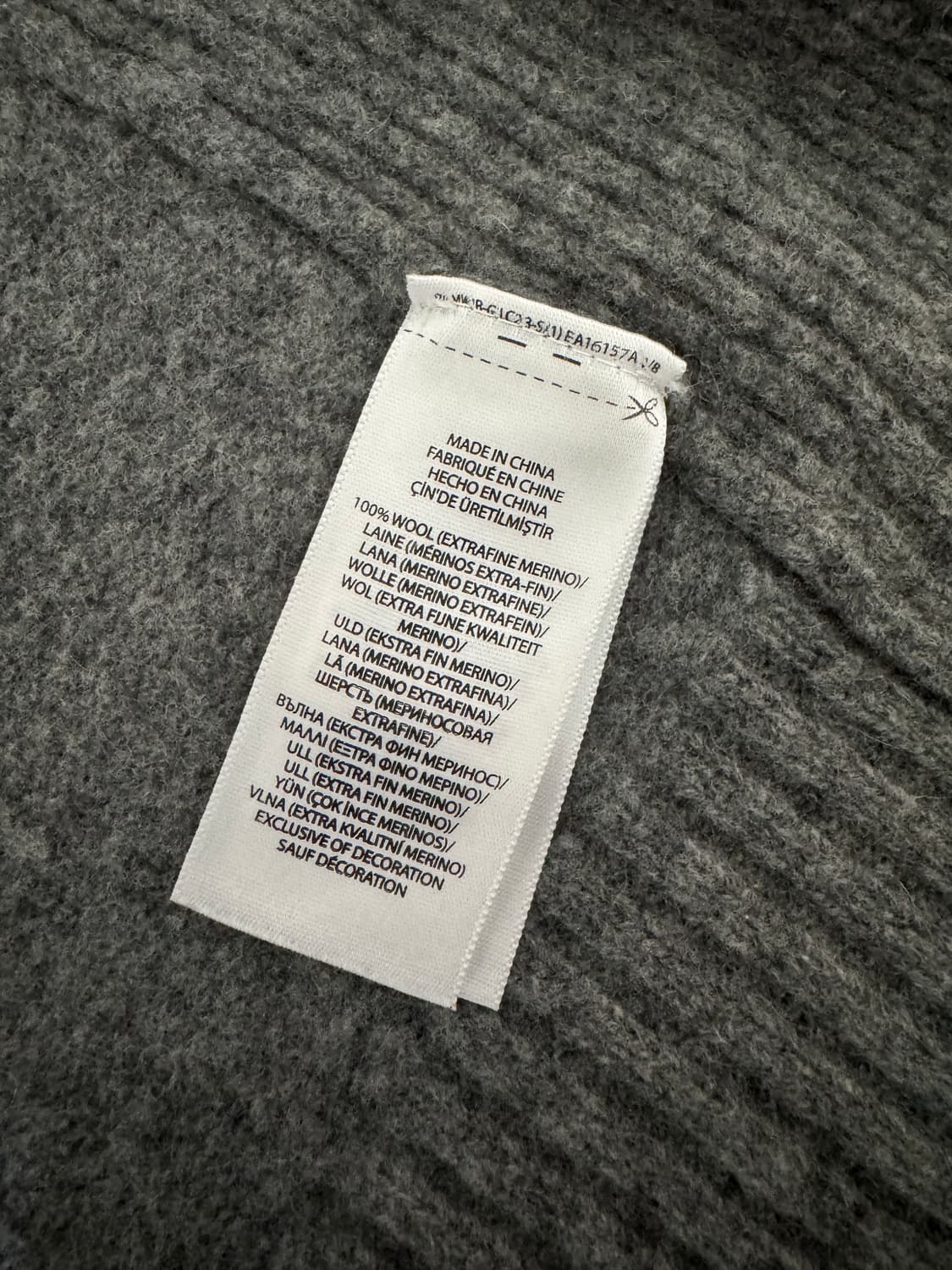 폴로 랄프로렌 빅포니 니트집업 그레이 xs 상품이미지7