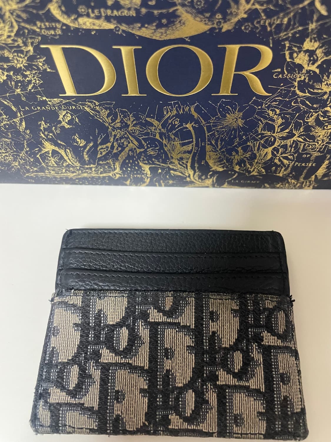 디올 오블라크 카드지갑 상품이미지3