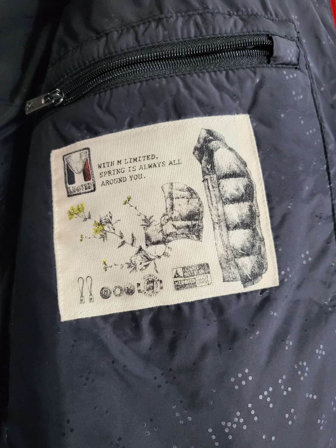 밀레 구스다운 패딩자켓 (퍼 후드) 상품이미지8