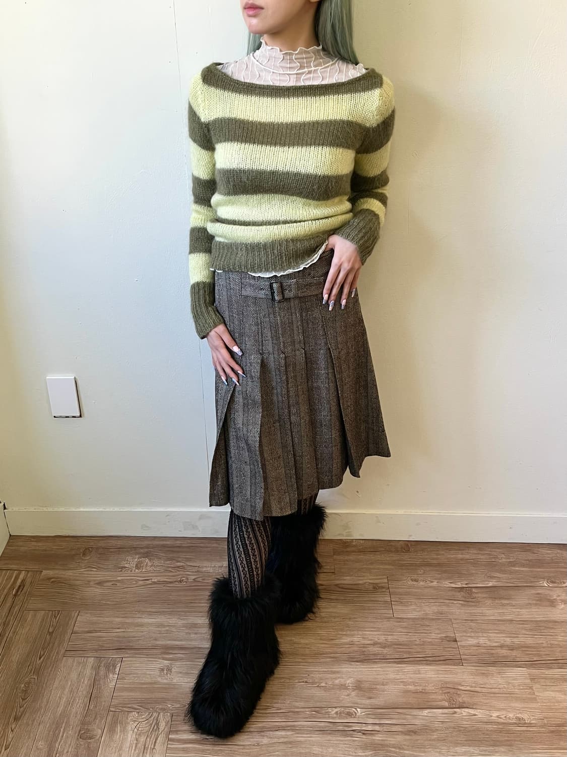 PROPORTlON 모헤어 스웨터 상품이미지6