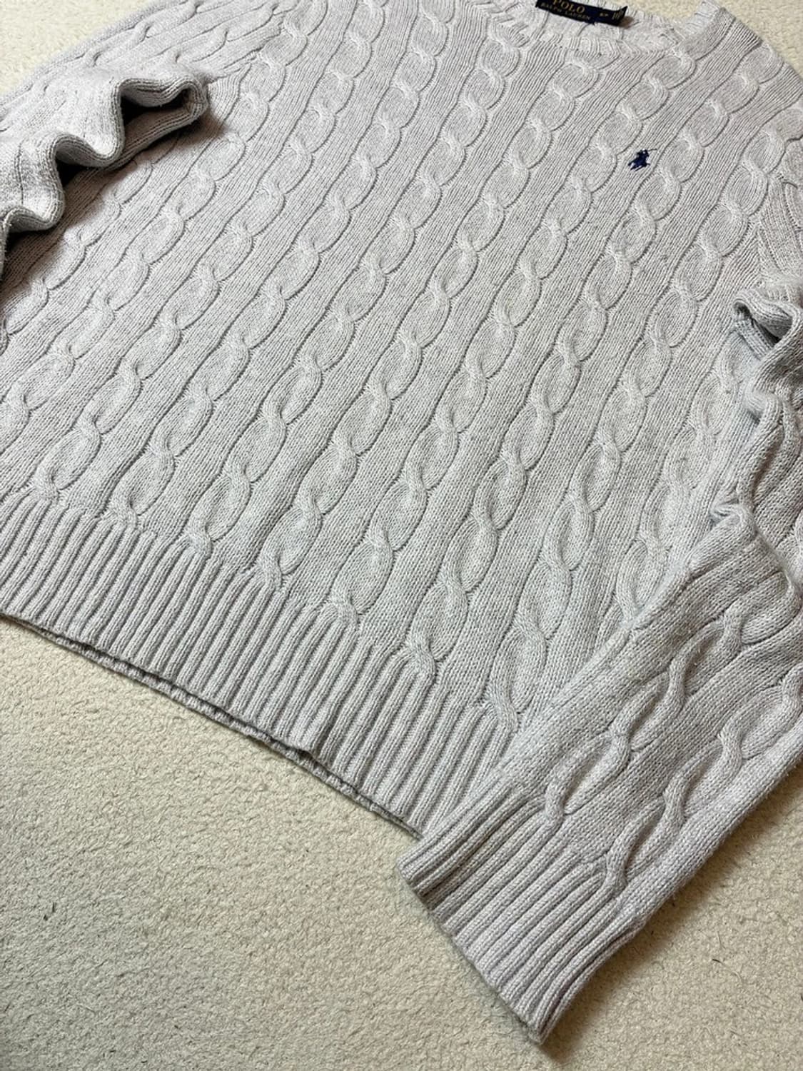 폴로 랄프로렌 10's 코튼 꽈배기 니트 PN7708 상품이미지4