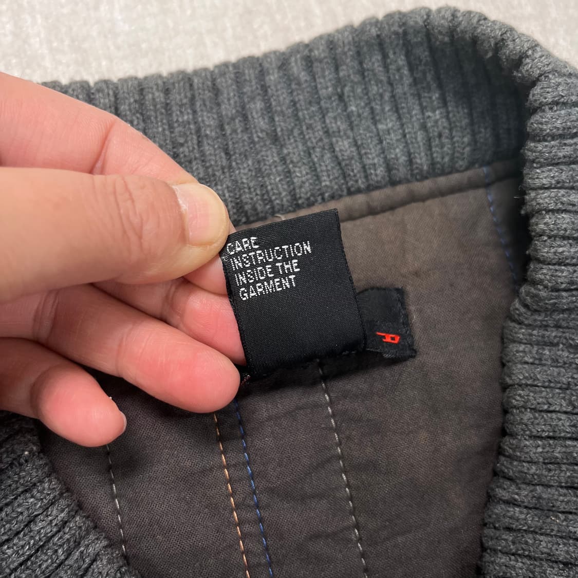 100 디젤 빈티지 누빔 봄버 자켓 상품이미지4