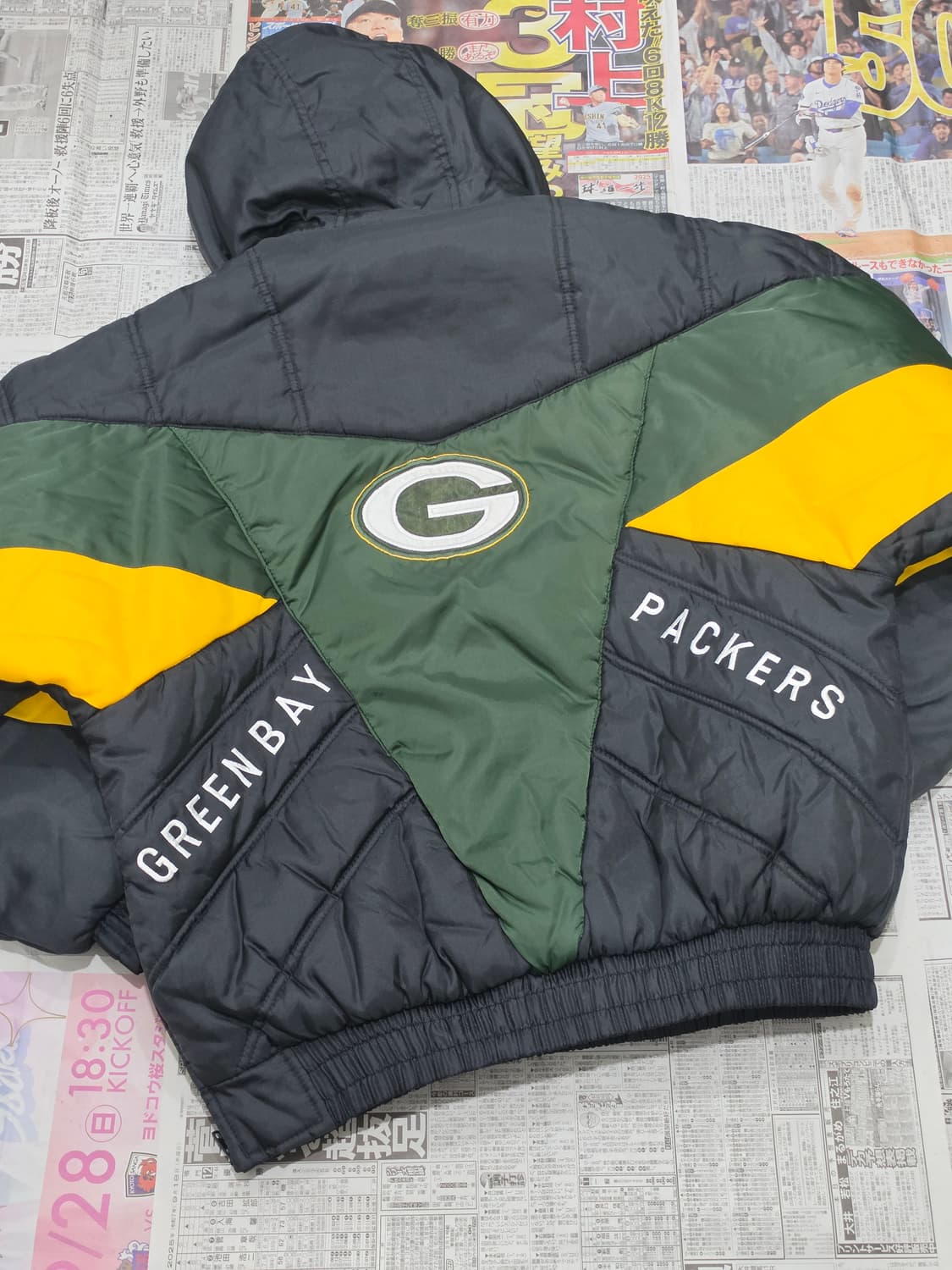 90's PRO PLAYER 그린베이패커스 하프집업 M 상품이미지7