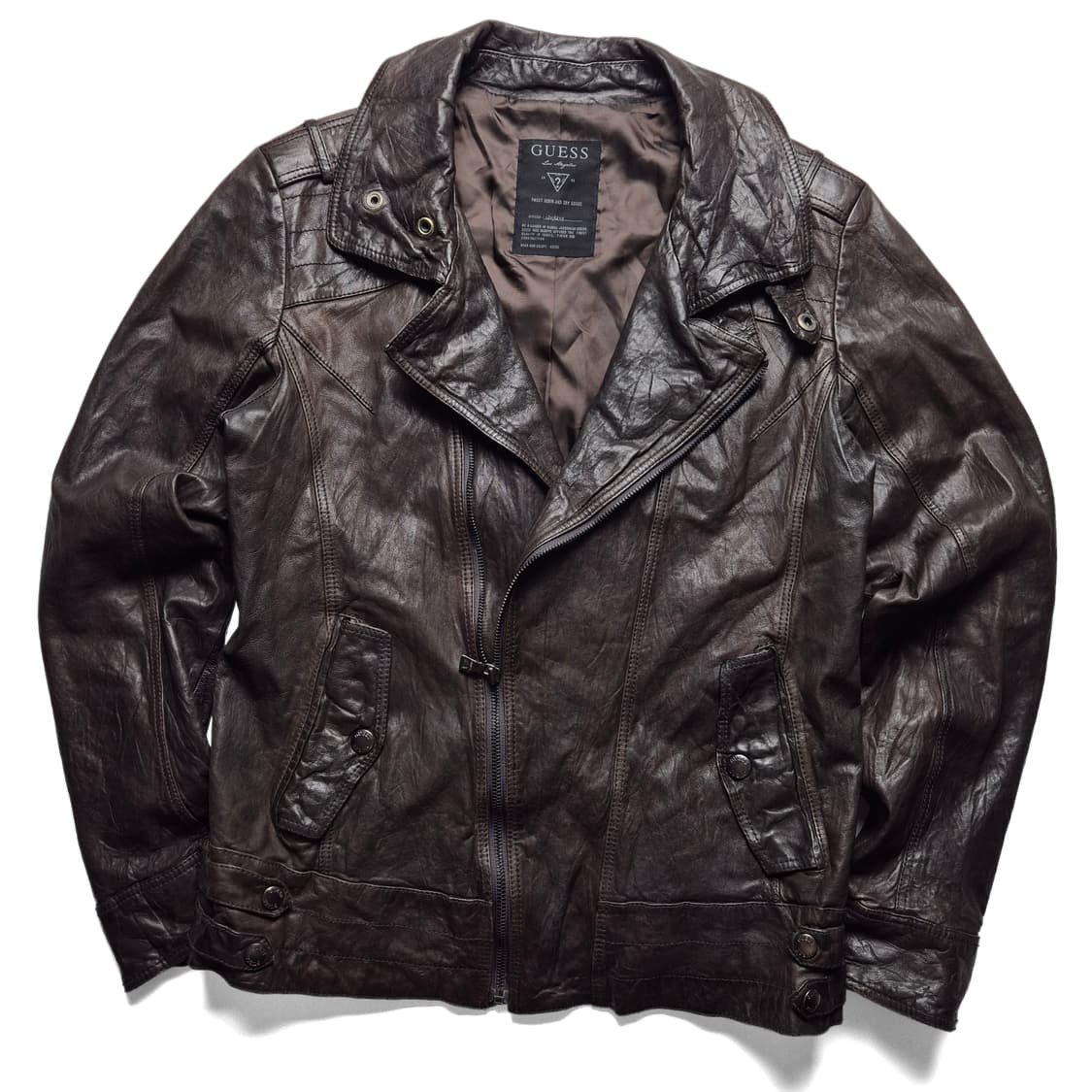 [L] 게스 양가죽 라이더 자켓 상품이미지1