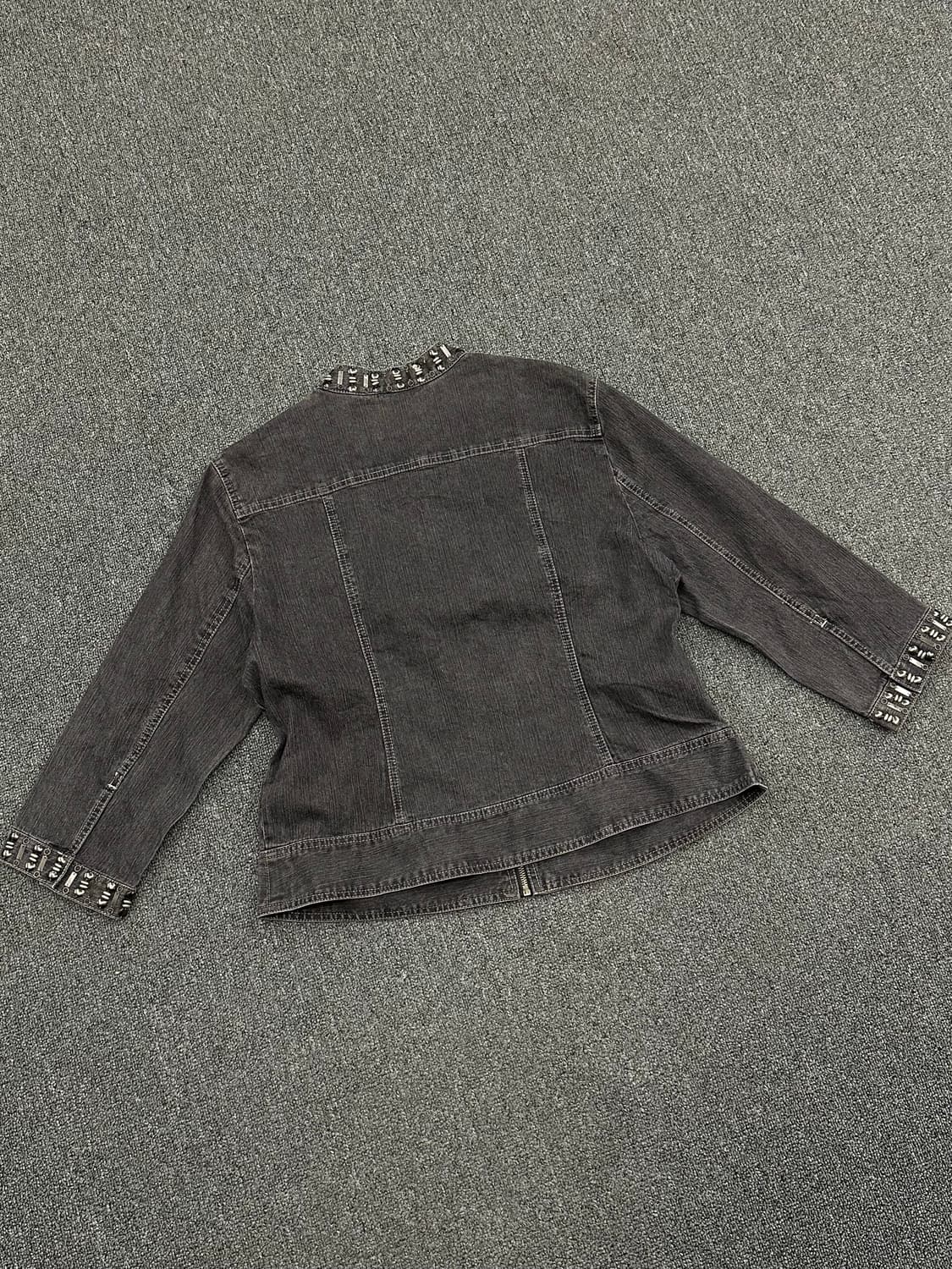 16)Ruby Rd. 빈티지 흑청 데님자켓 상품이미지3