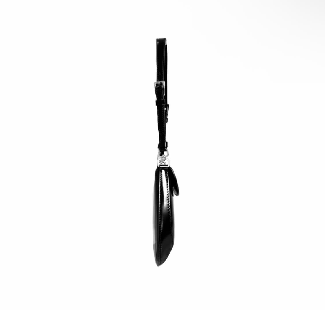 [MINI] 프라다 여성 브러시드 레더 클레오 플랩 숄더백 미니백 블랙 상품이미지6