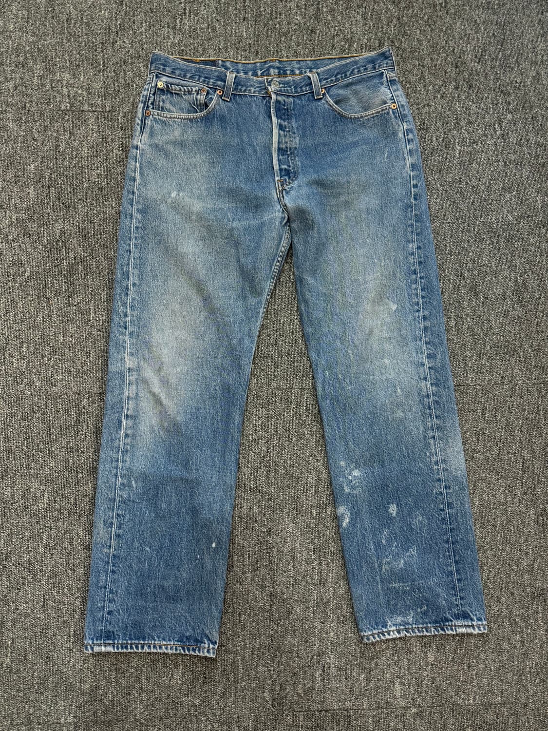 90s 리바이스 501xx USA 데님 빈티지 미디엄블루 36 상품이미지3