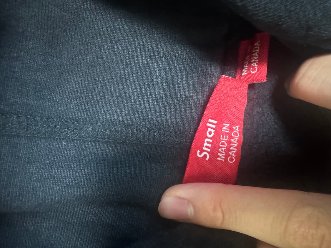 슈프림 후드티 블랙 상품이미지4