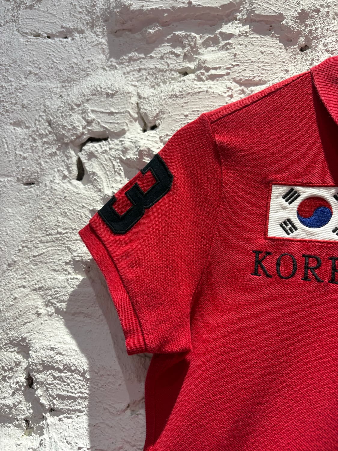 유일) 폴로 빅포니 태극기 KOREA3 카라반팔 티셔츠 상품이미지5