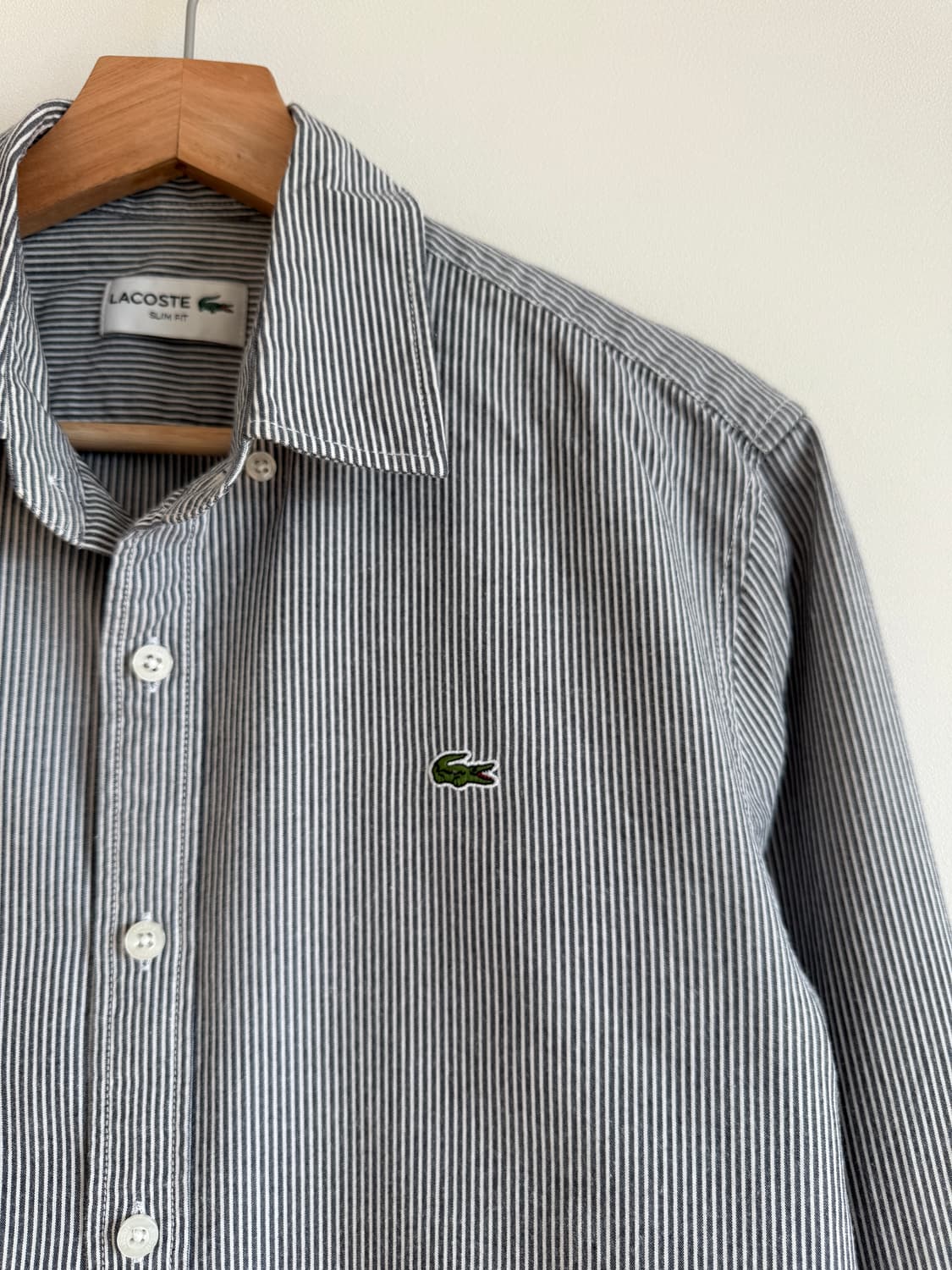 라코스테(LACOSTE) 핀스트라이프 셔츠 상품이미지3