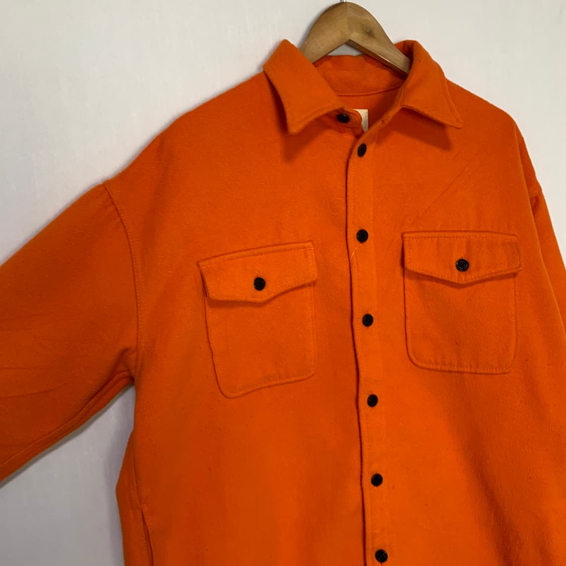 빔즈 보이 일본 빈티지 포켓 셔츠 자켓 오렌지 남녀공용 상품이미지3