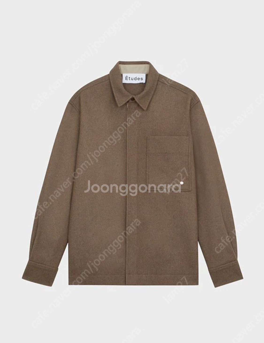 에뛰드 스튜디오 울 핸드메이드 셔츠 자켓 상품이미지6
