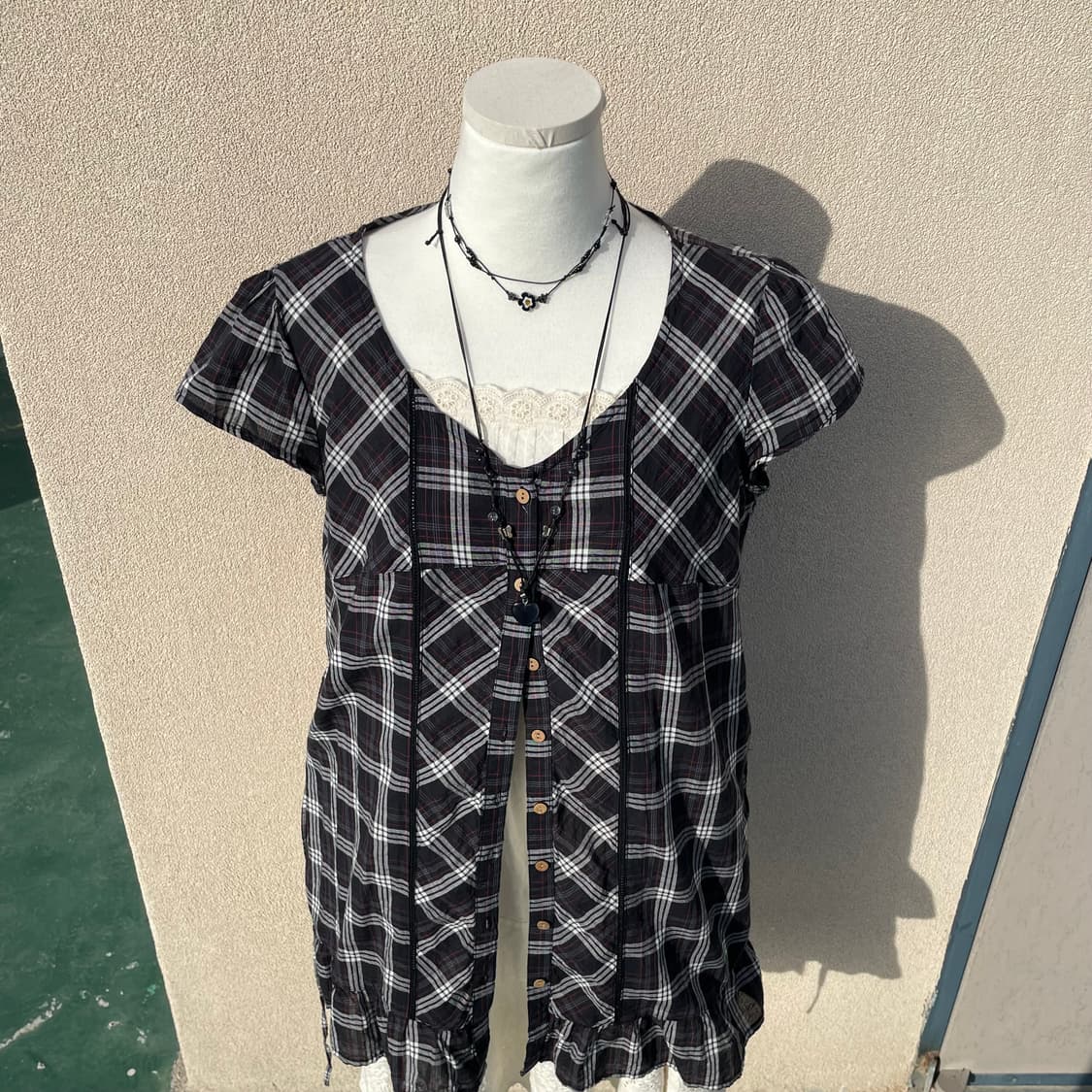 바선생 체크슬리브  상품이미지5