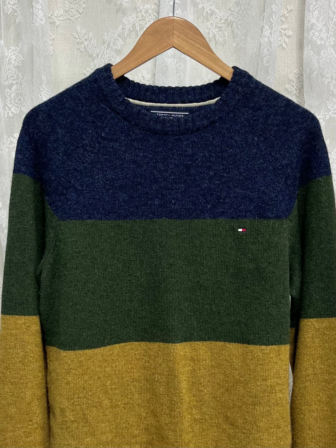 L) 타미힐피거 울 100 니트 상품이미지3