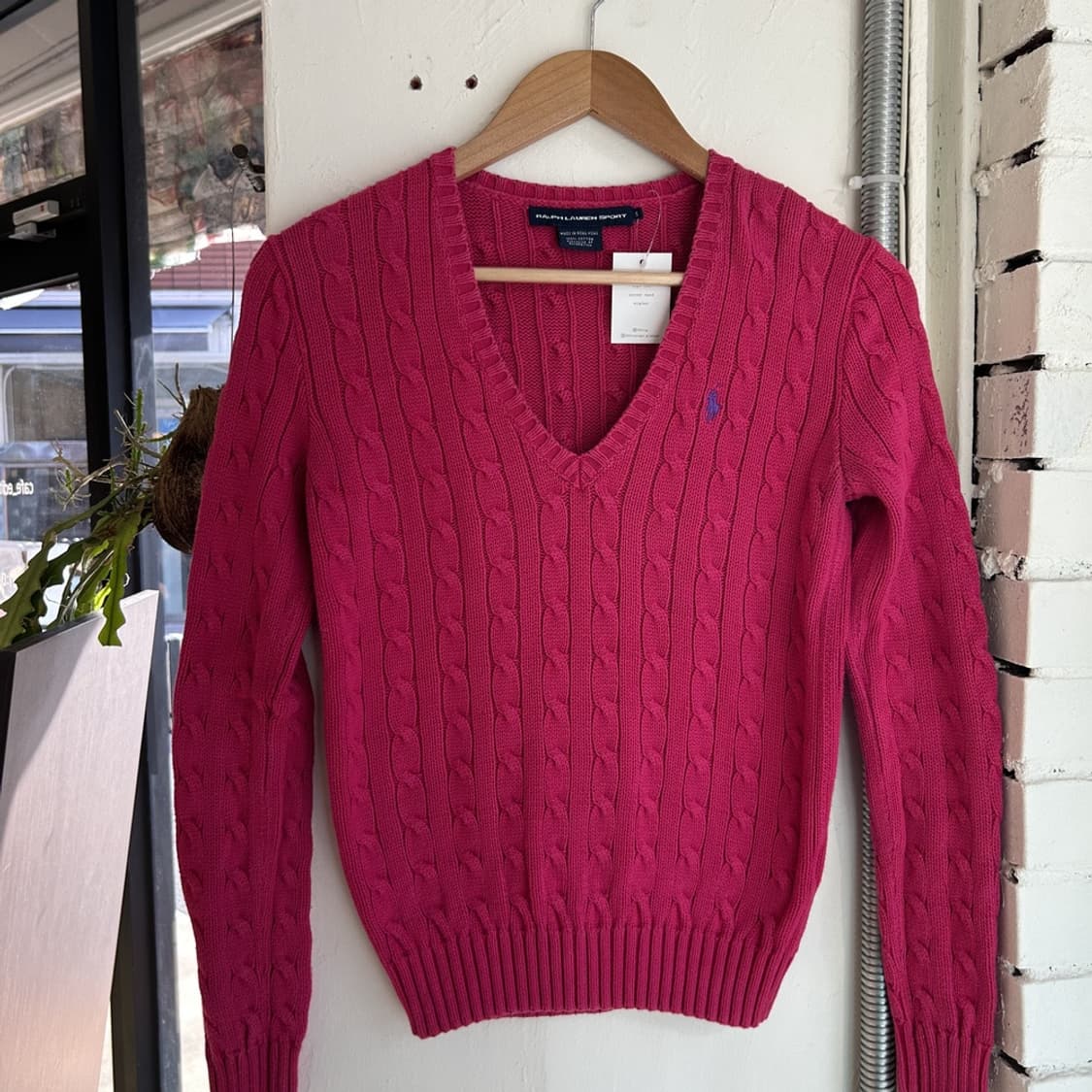 15468 - 폴로 랄프로렌 케이블 브이넥 니트 상품이미지2