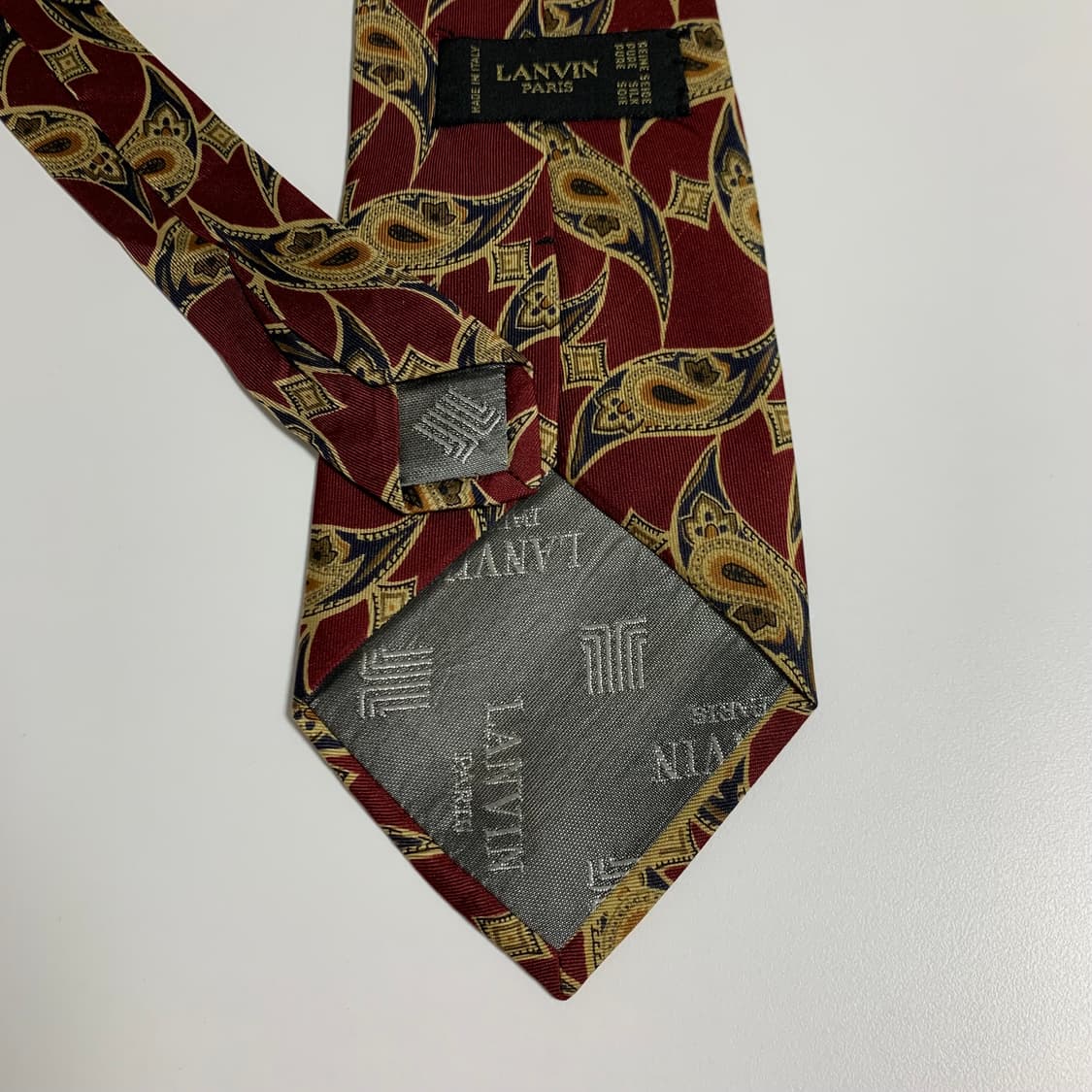 랑방(LANVIN) 기하학적패턴 클래식 명품넥타이 100실크 A+ 상품이미지6