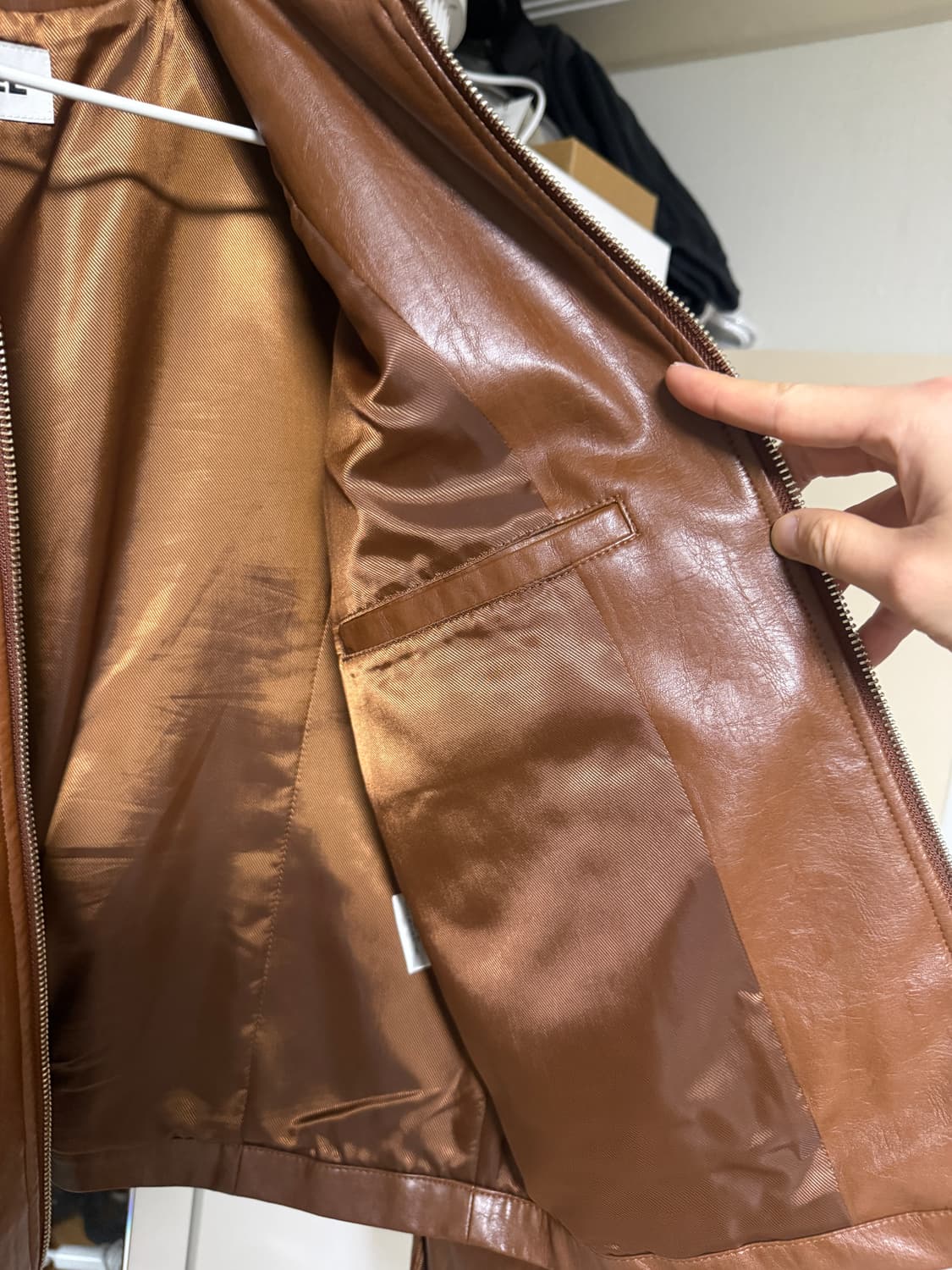 라벨아카이브 가죽 자켓 2사이즈 상품이미지3
