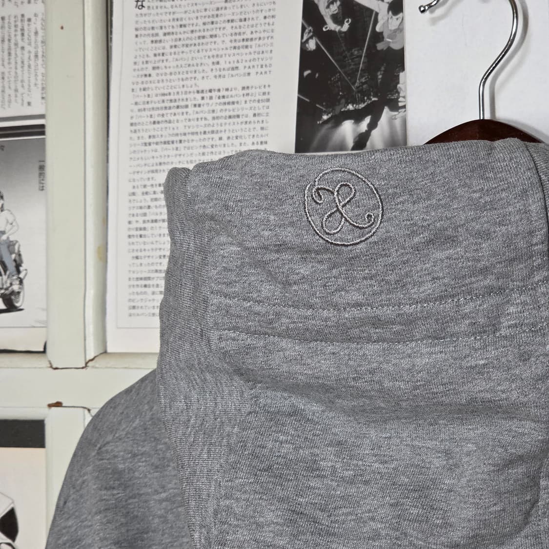 엑스톤즈 셔링 배색 오버핏 후드티 상품이미지7