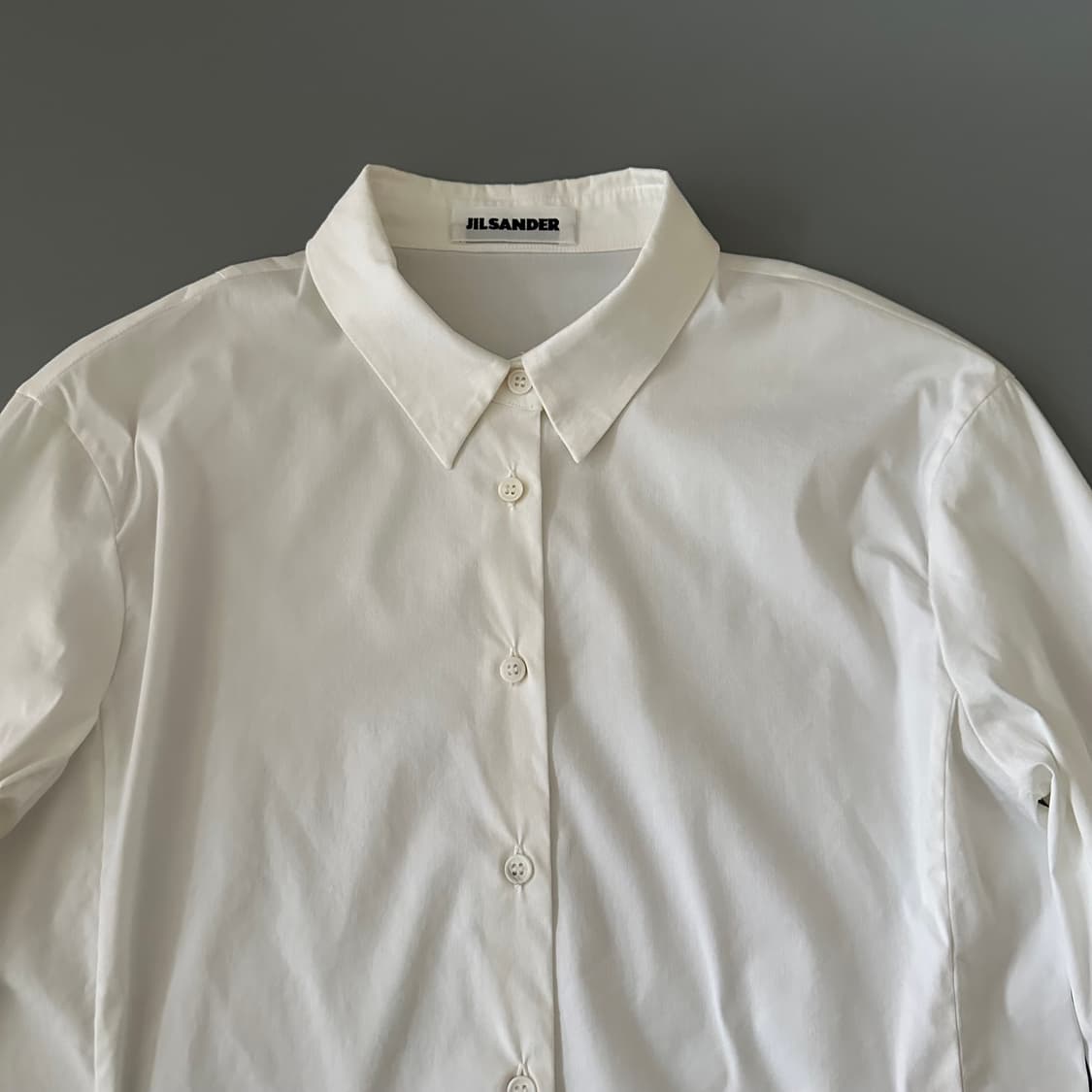 질샌더 jil sander 밑단 절개 디테일 셔츠 상품이미지2