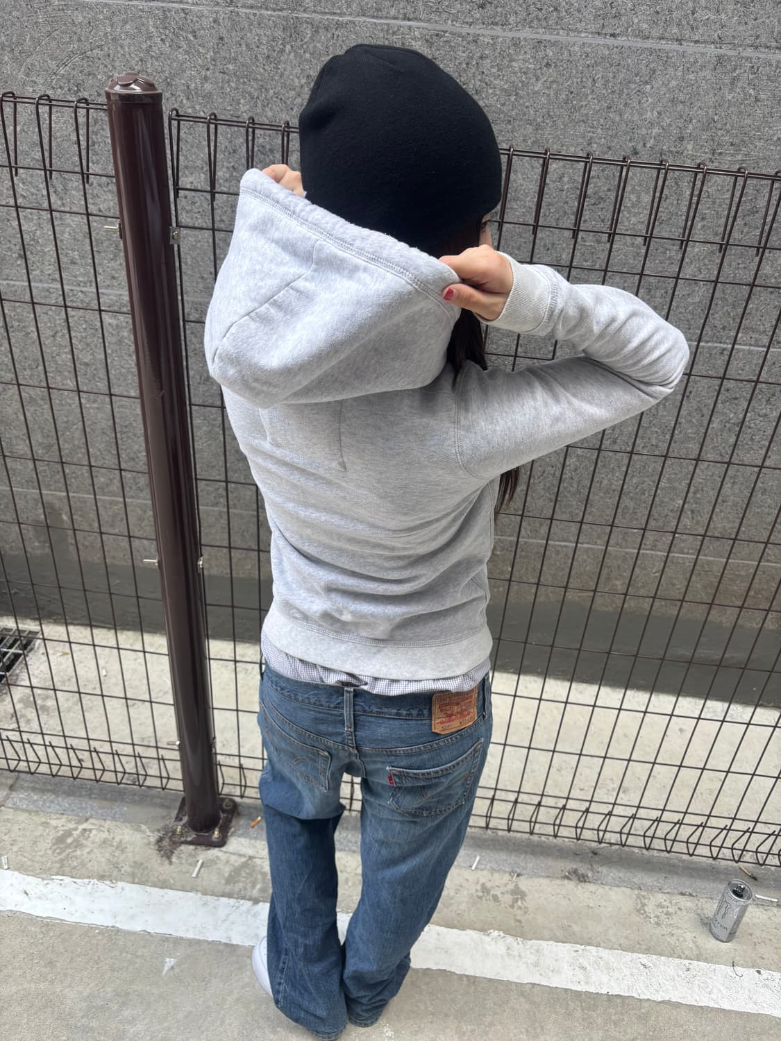 아베크롬비 그레이 후드집업 상품이미지1