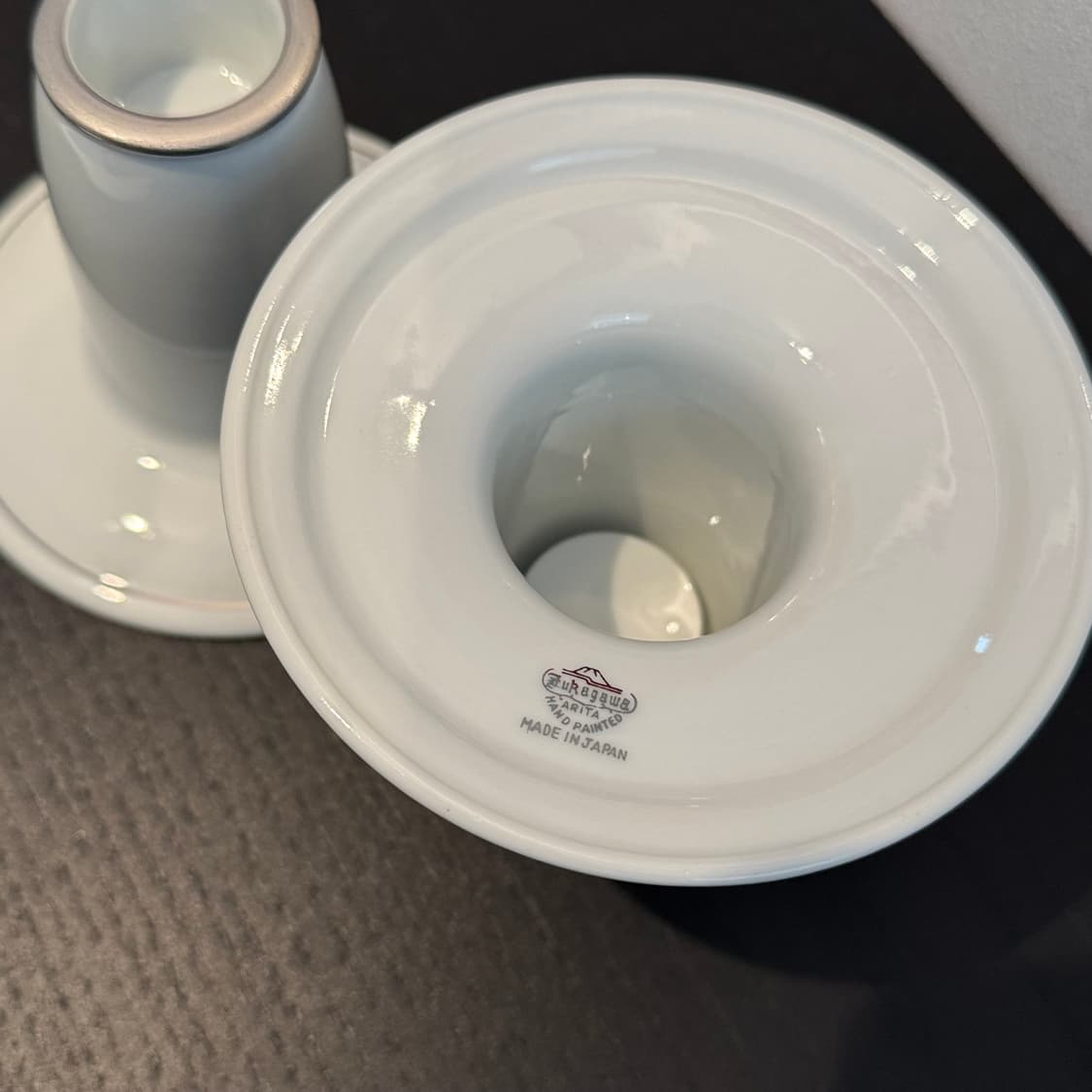 일본 빈티지 촛대ㅣ후카가와 아리타 핸드페인트 촛대 상품이미지4